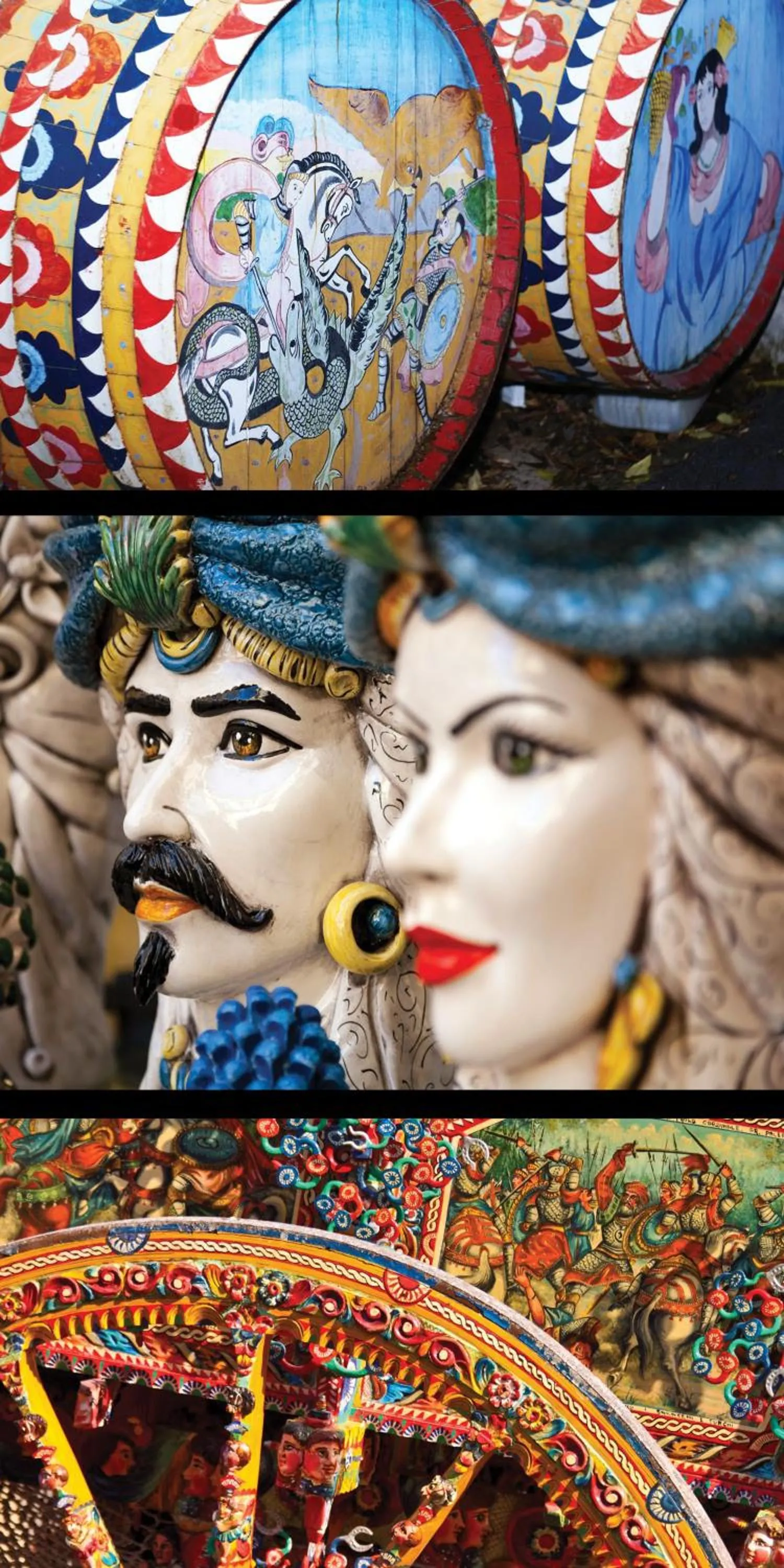 Decorative detail in Casa in centro