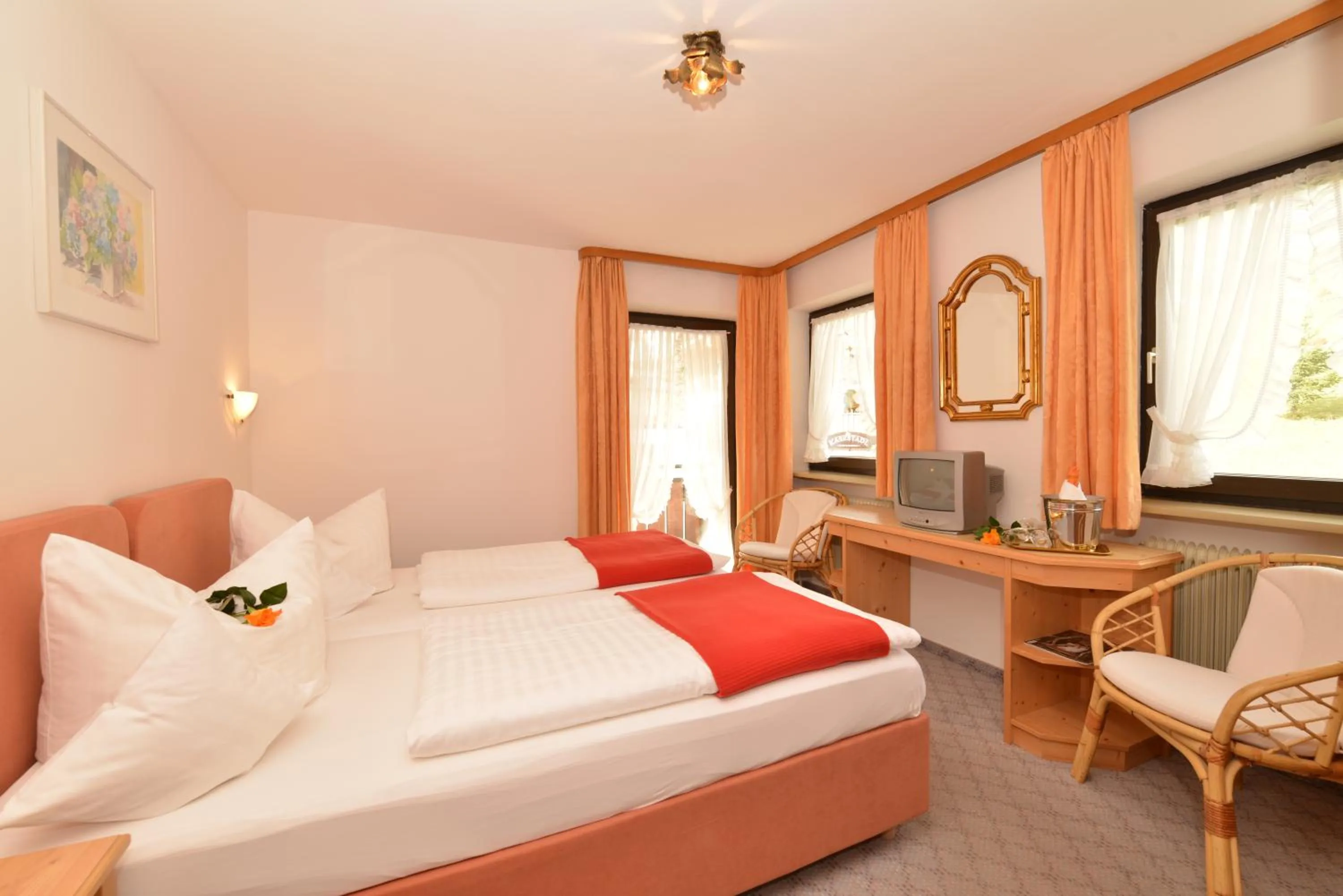 Bed in Hotel Adler Garni