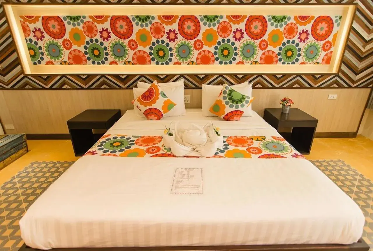 Bed in Good Times Resort Kanchanaburi Bed in Good Times Resort Kanchanaburi
