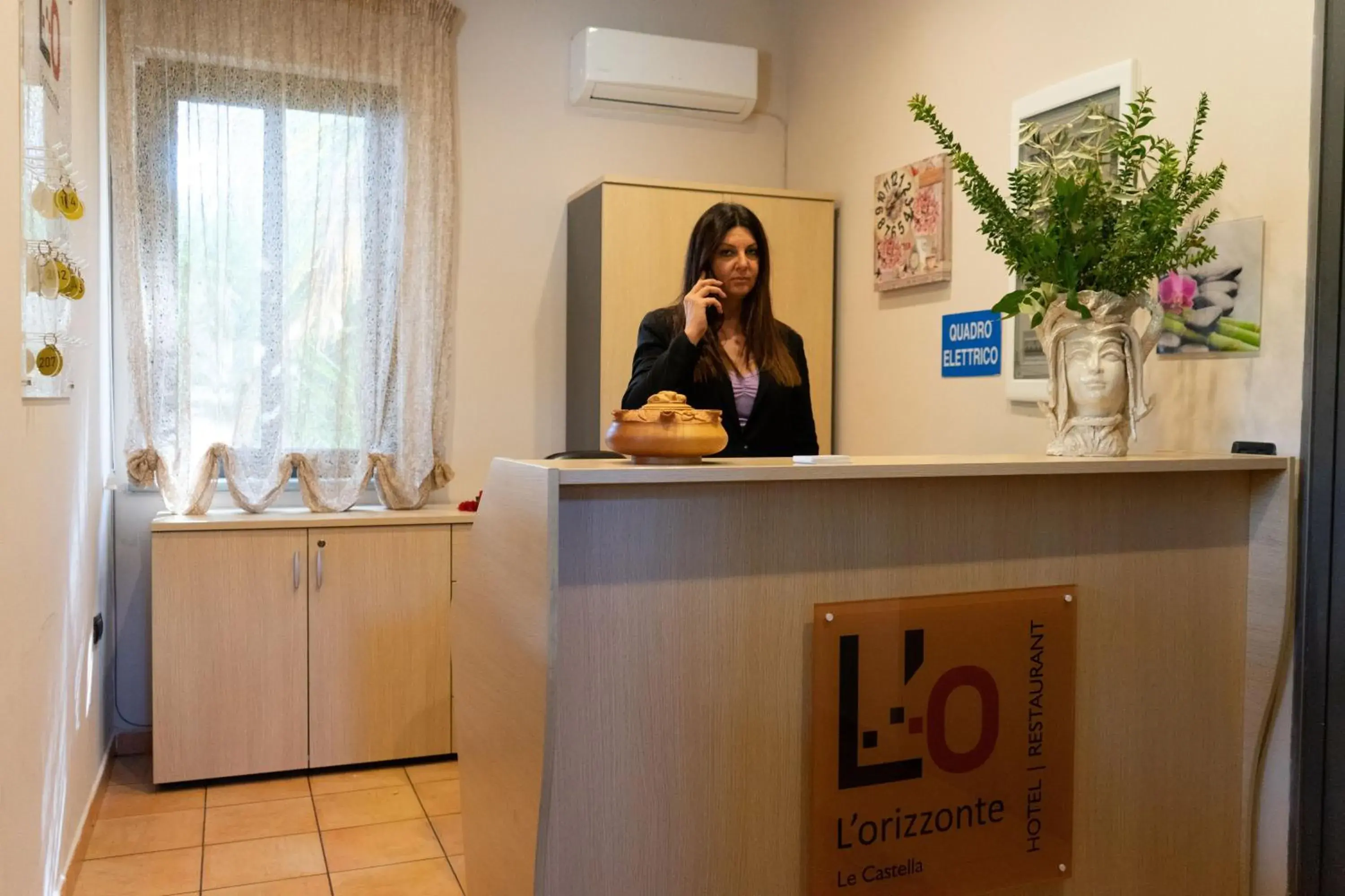 Lobby or reception in Hotel Ristorante L'Orizzonte Lobby or reception in Hotel Ristorante L'Orizzonte