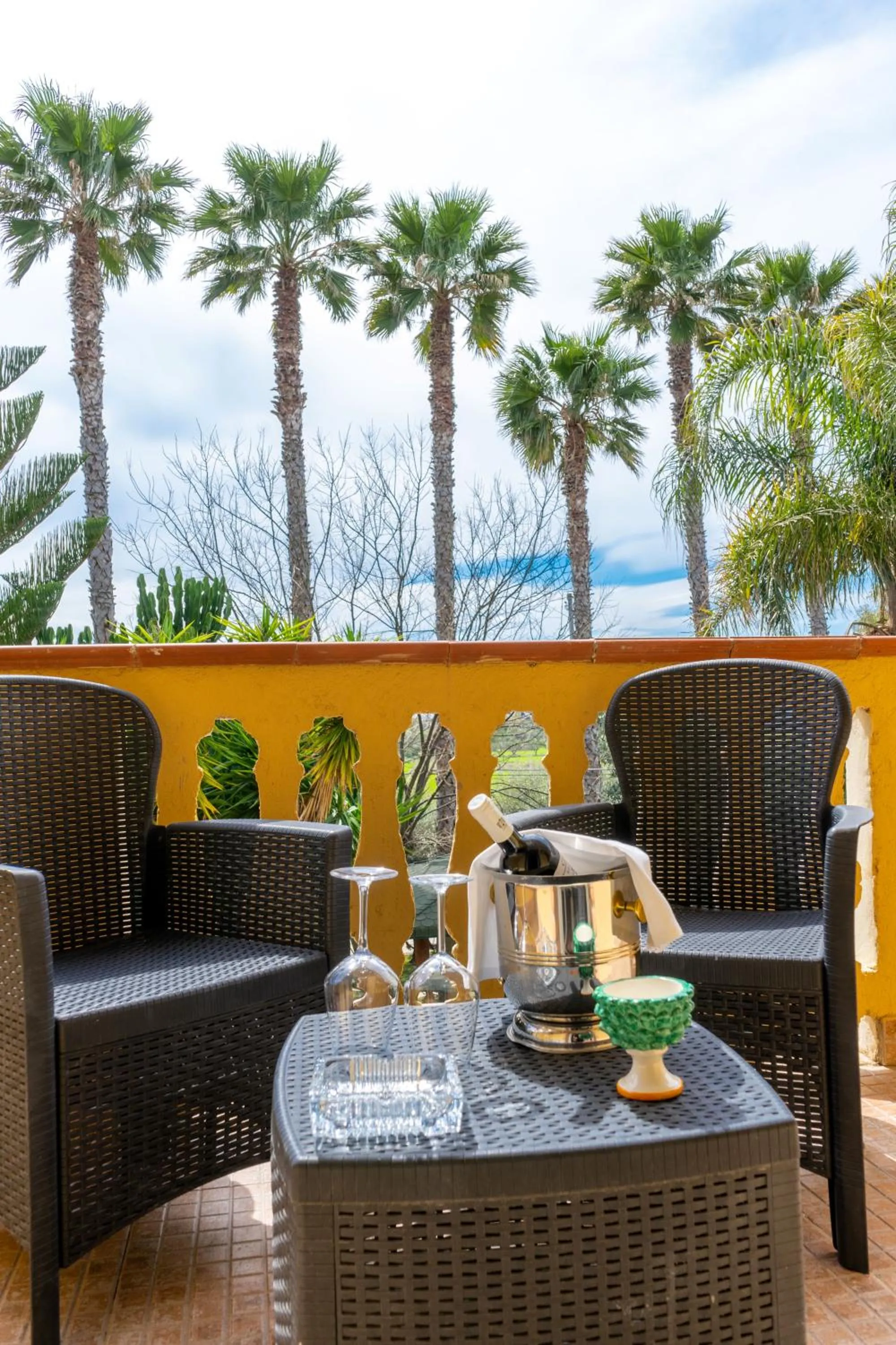 Balcony/Terrace in Hotel Ristorante L'Orizzonte