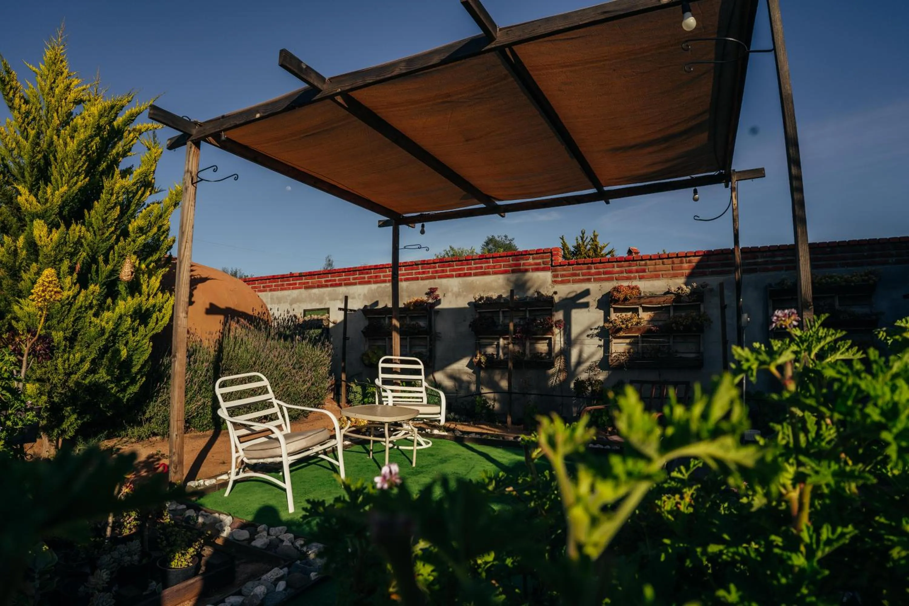 Patio in Entre Vides Valle de Guadalupe