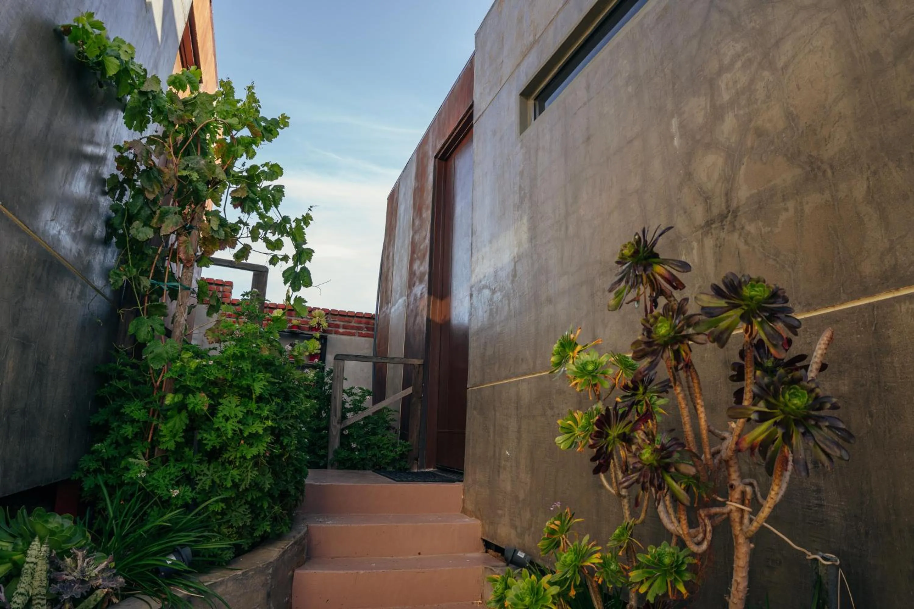 Facade/entrance in Entre Vides Valle de Guadalupe