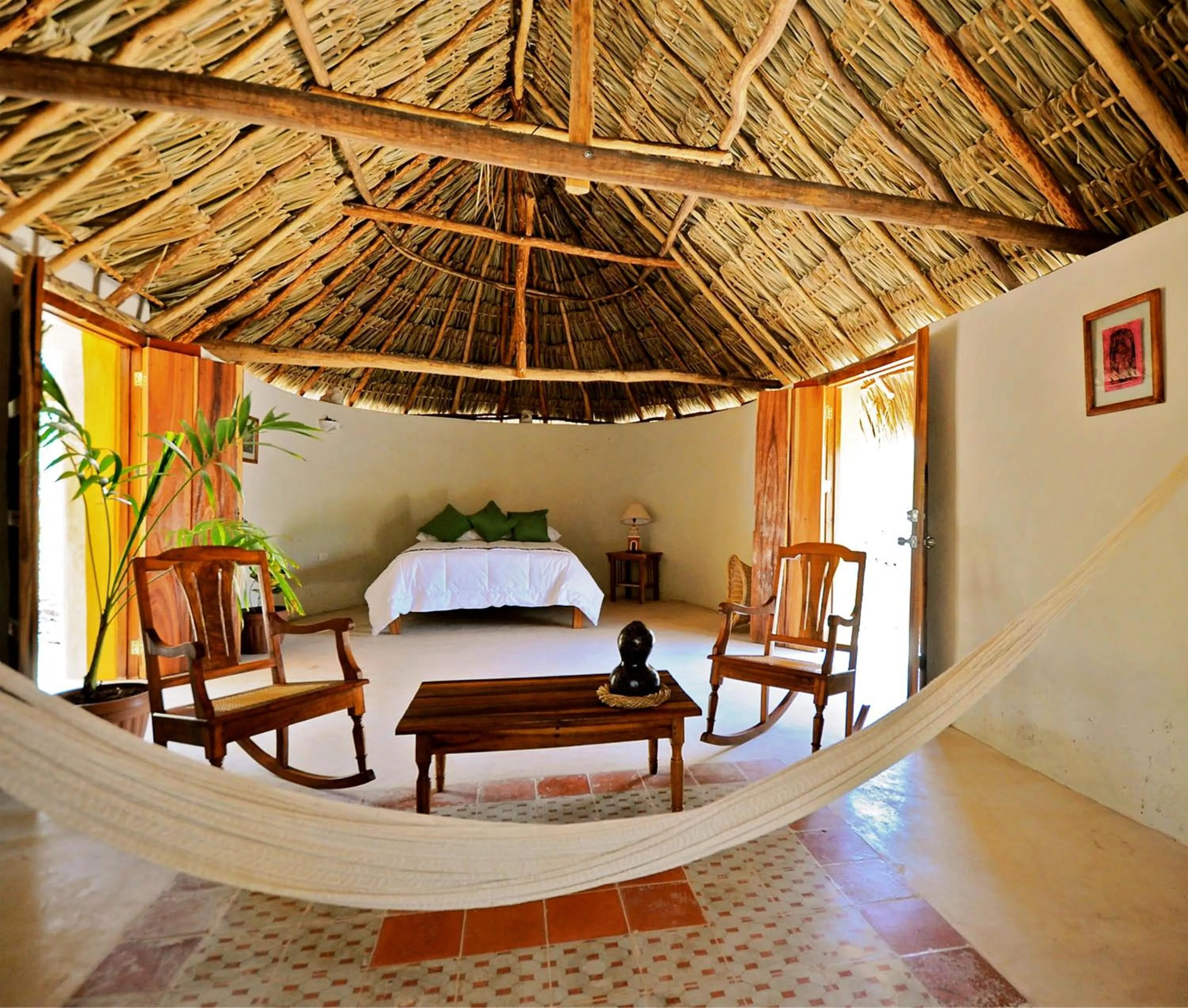 Bedroom, Bed in Hacienda San Francisco Tzacalha