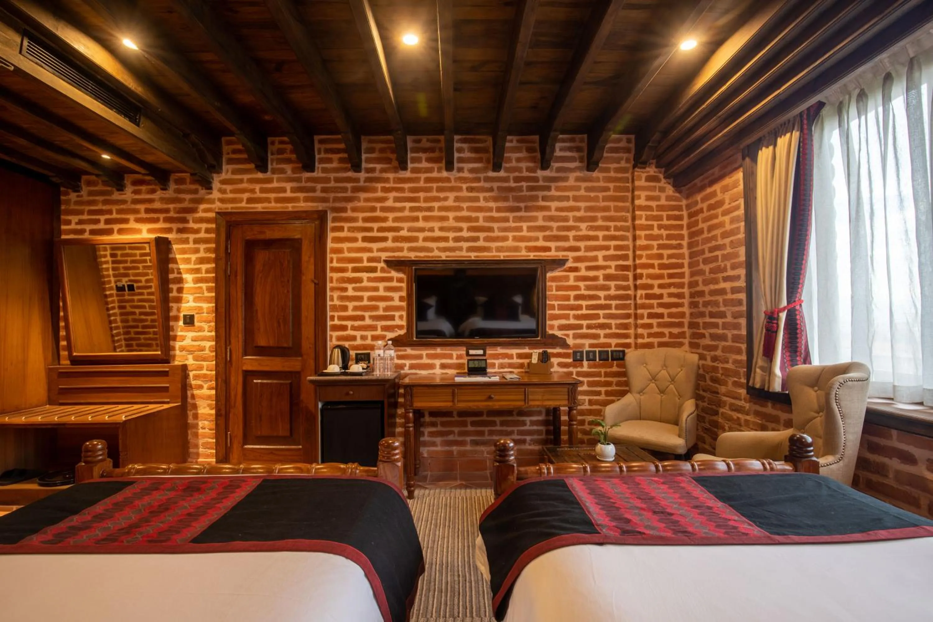 Bed in Basera Boutique Hotel - Boutique escape in heart of Kathmandu
