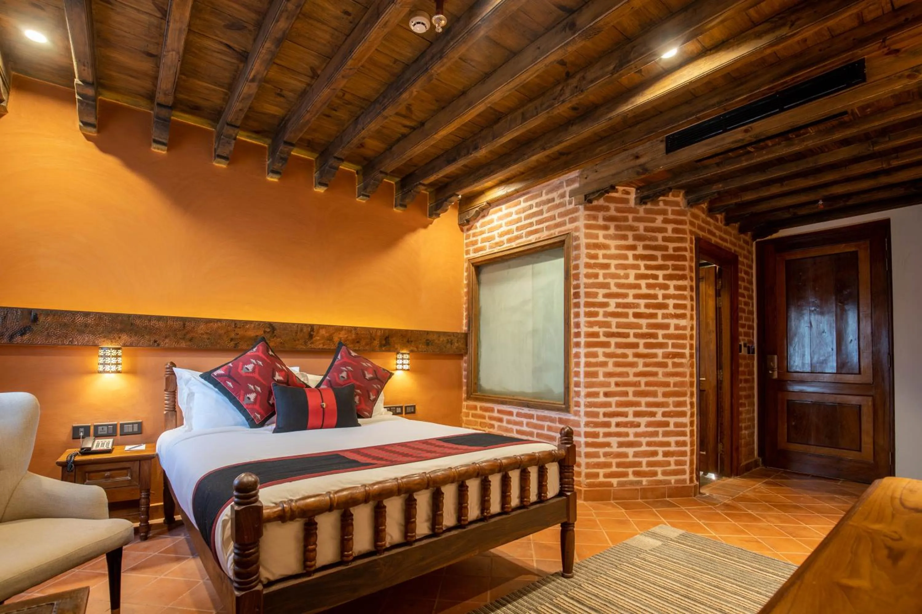 Photo of the whole room, Bed in Basera Boutique Hotel