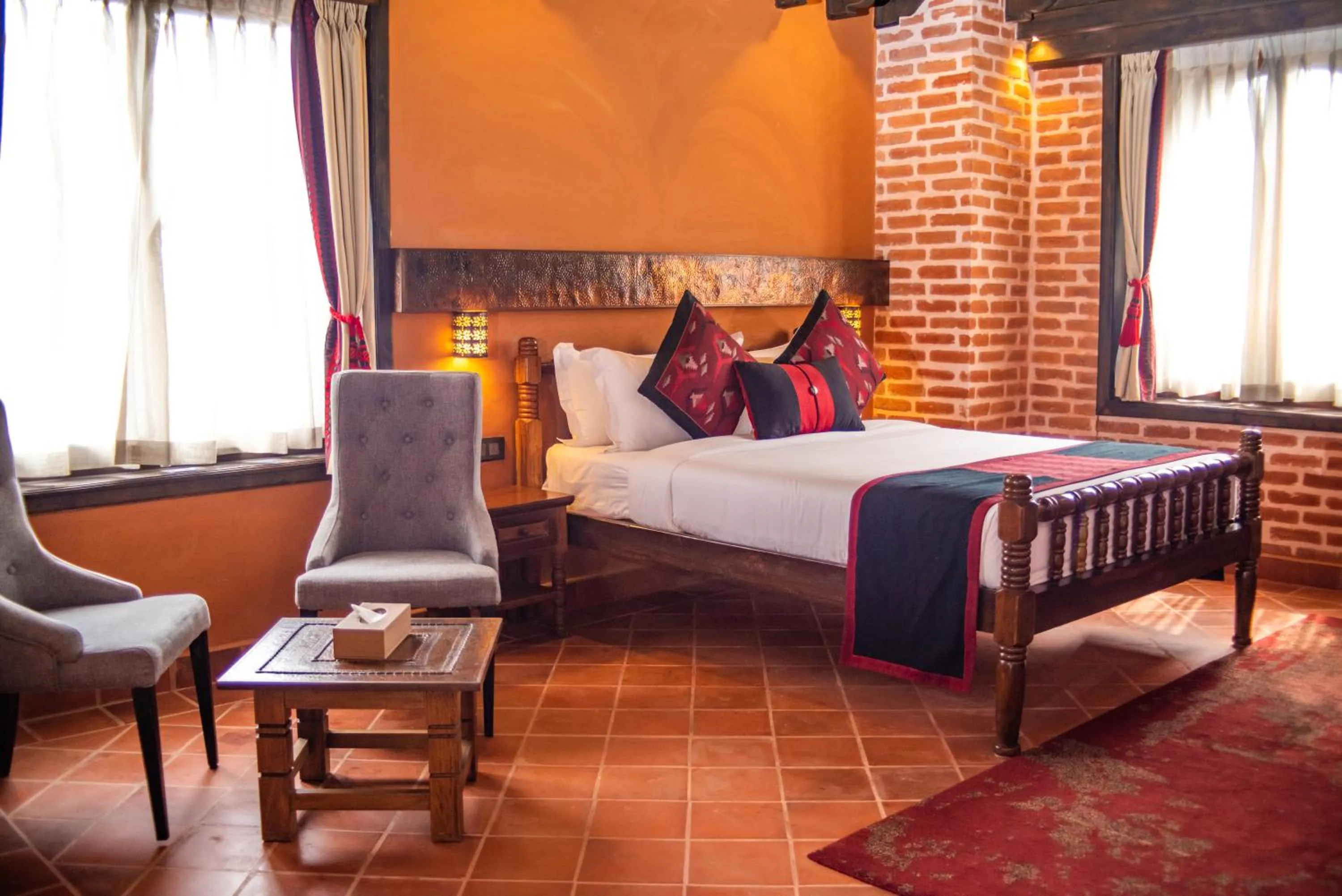 Bed in Basera Boutique Hotel - Boutique escape in heart of Kathmandu