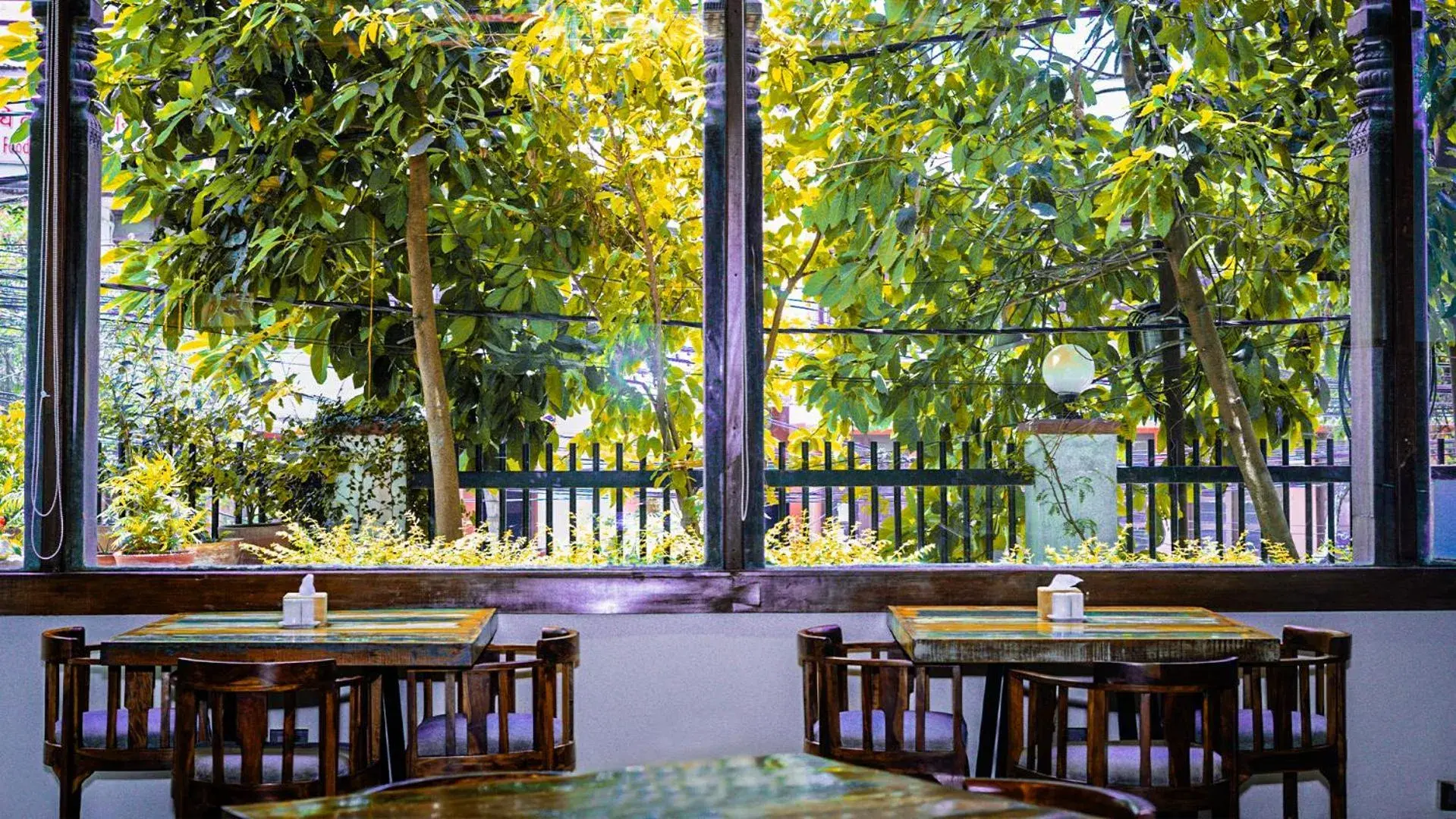 Garden view in Basera Boutique Hotel - Boutique escape in heart of Kathmandu Garden view in Basera Boutique Hotel - Boutique escape in heart of Kathmandu