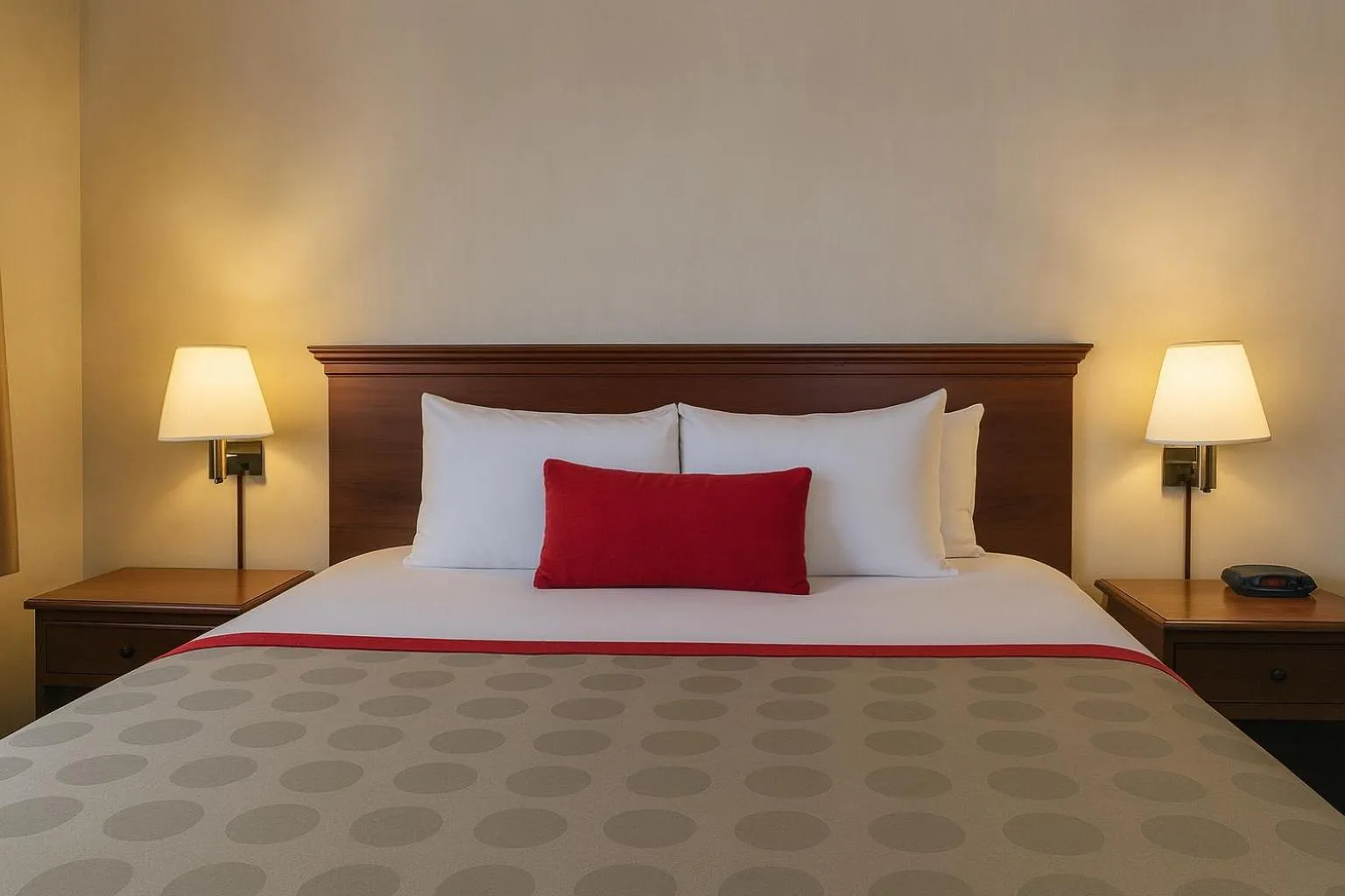 Bed in Ramada by Wyndham Hawthorne/LAX