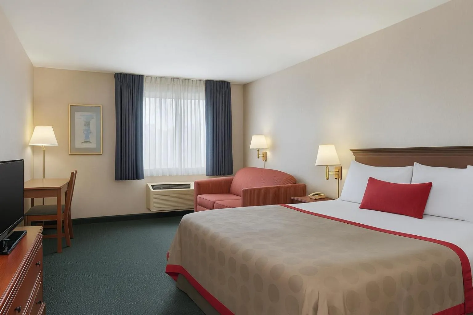 Bed in Ramada by Wyndham Hawthorne/LAX