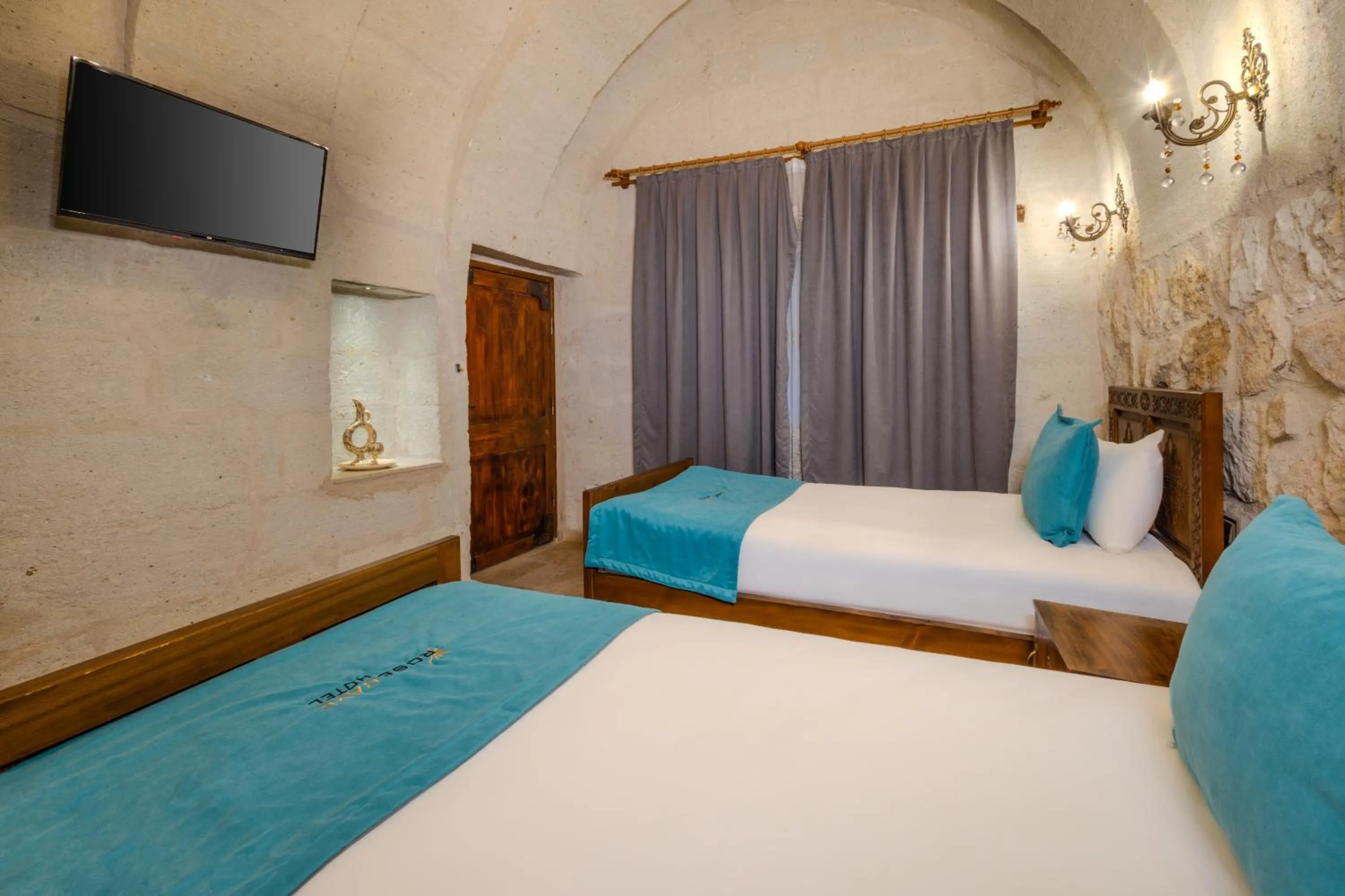 Bed in Angel Cappadocia Cave Hotel