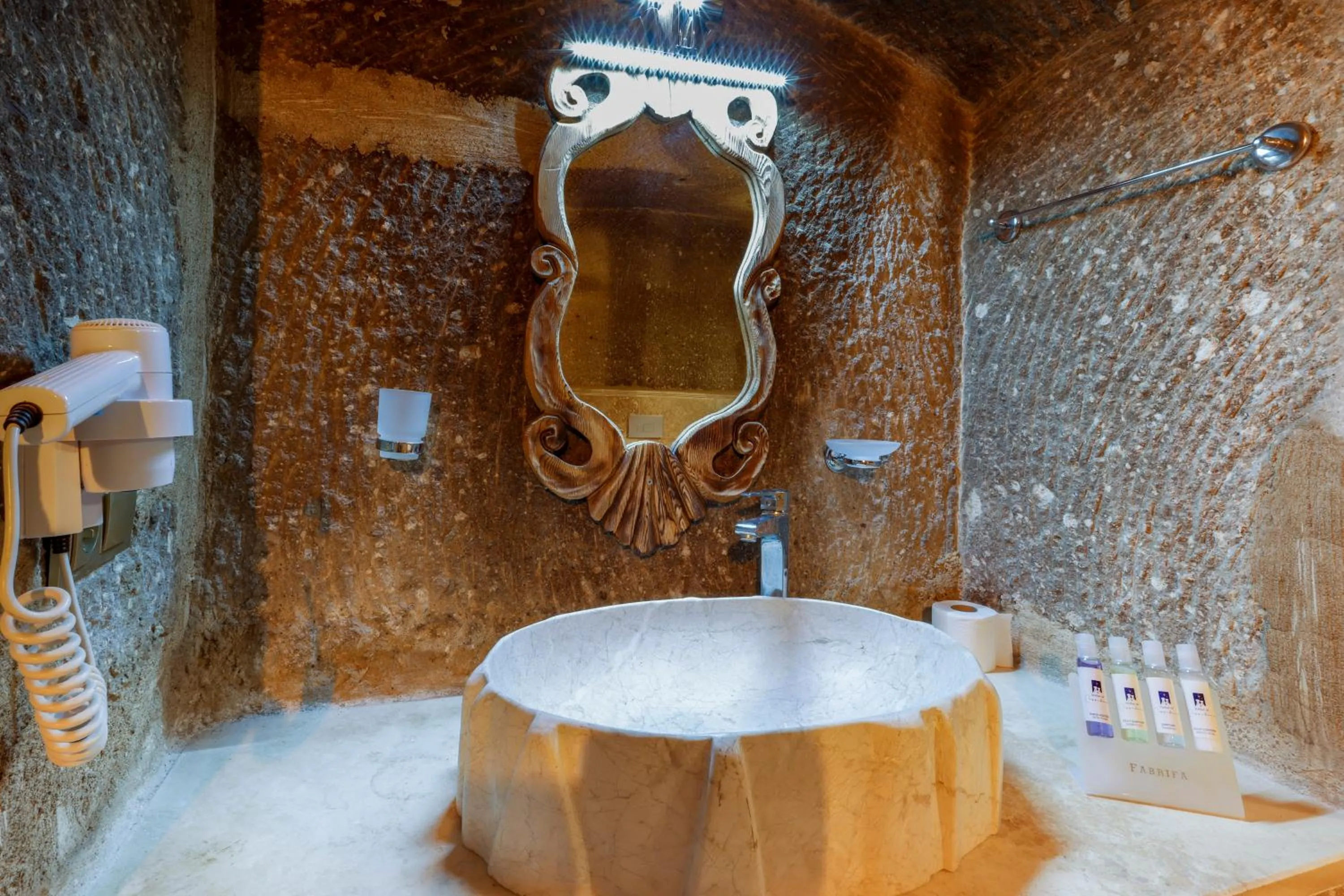 Bathroom in Angel Cappadocia Cave Hotel