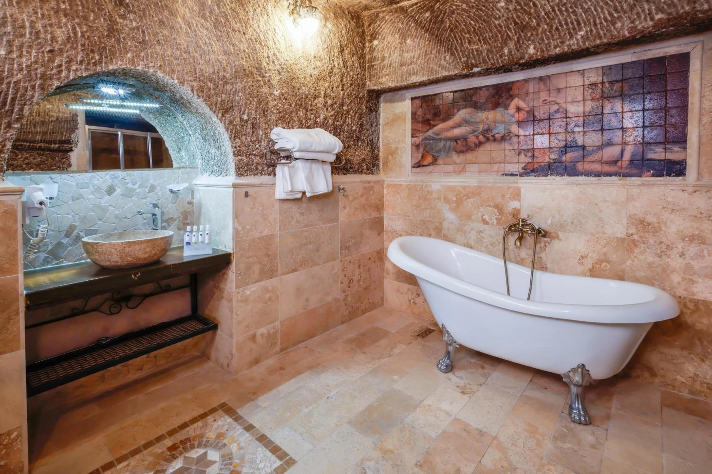 Bath in Angel Cappadocia Cave Hotel