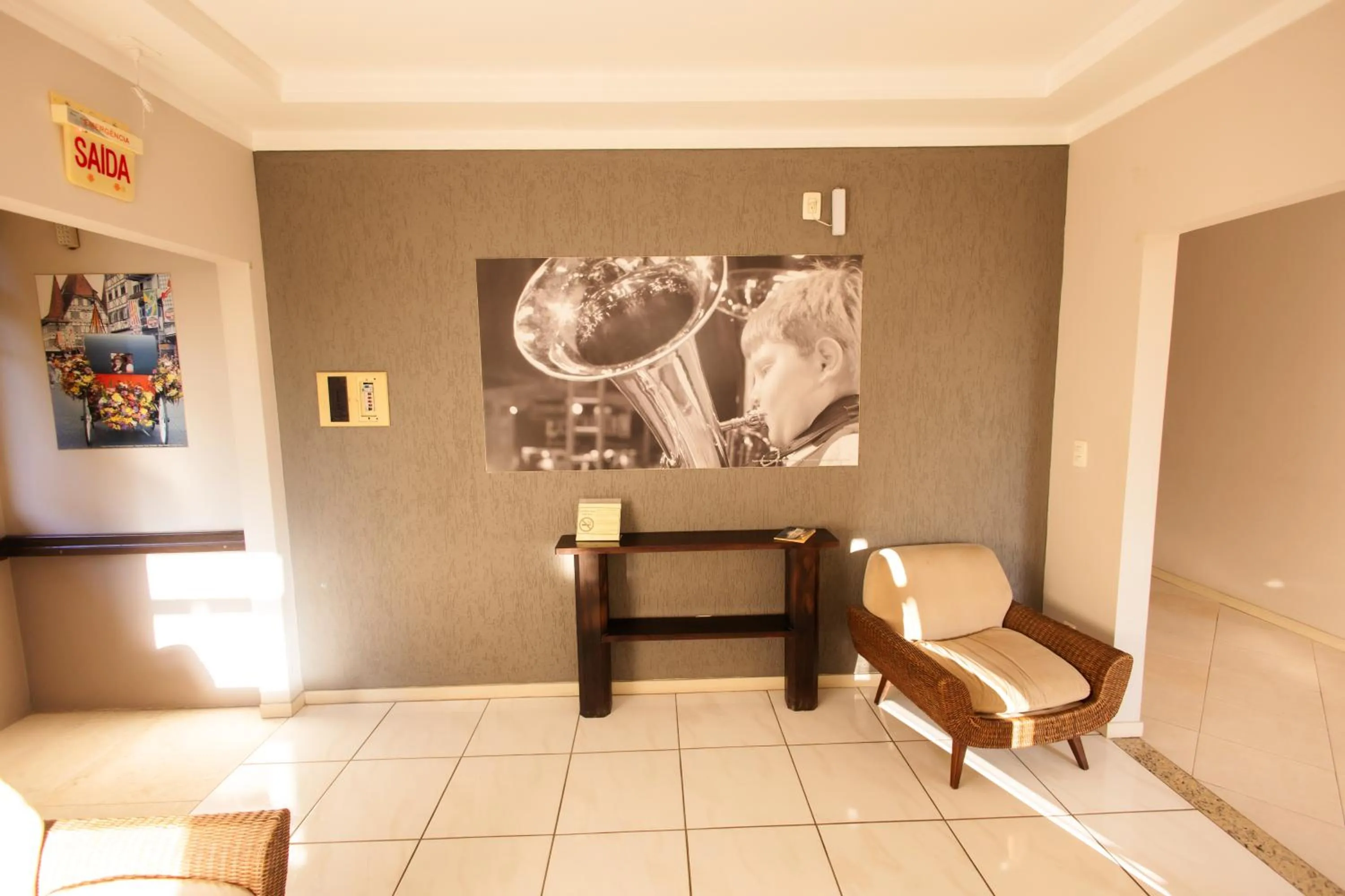 Seating area in CHA Mime Hotel