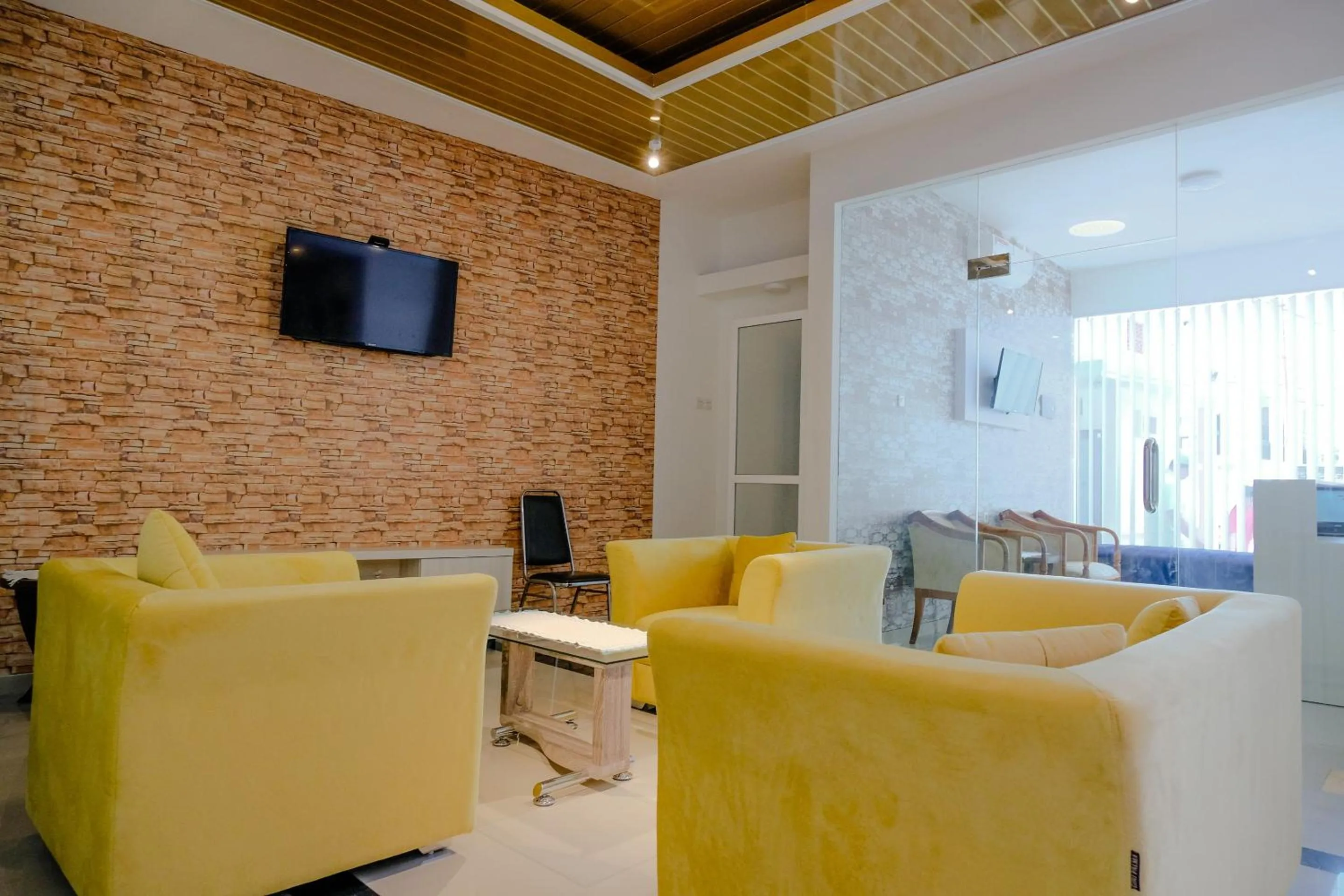 Lobby or reception in Hotel O Mata Air Near University of Gajayana Malang