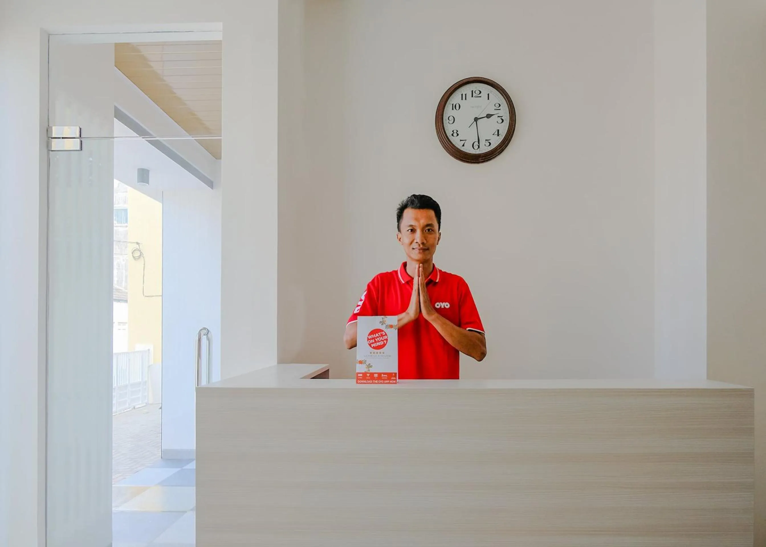 Lobby or reception in Hotel O Mata Air Near University of Gajayana Malang