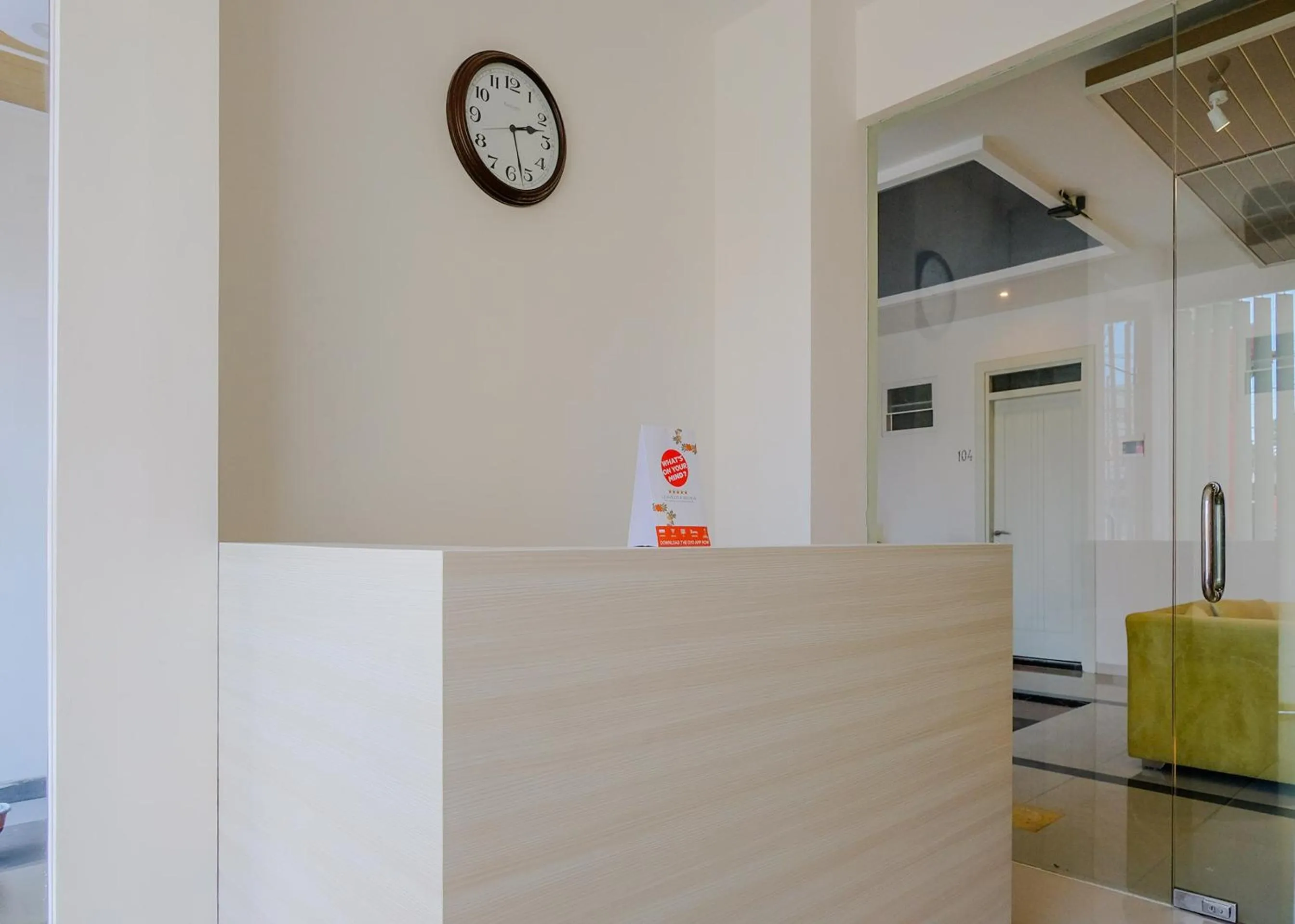 Lobby or reception in Hotel O Mata Air Near University of Gajayana Malang