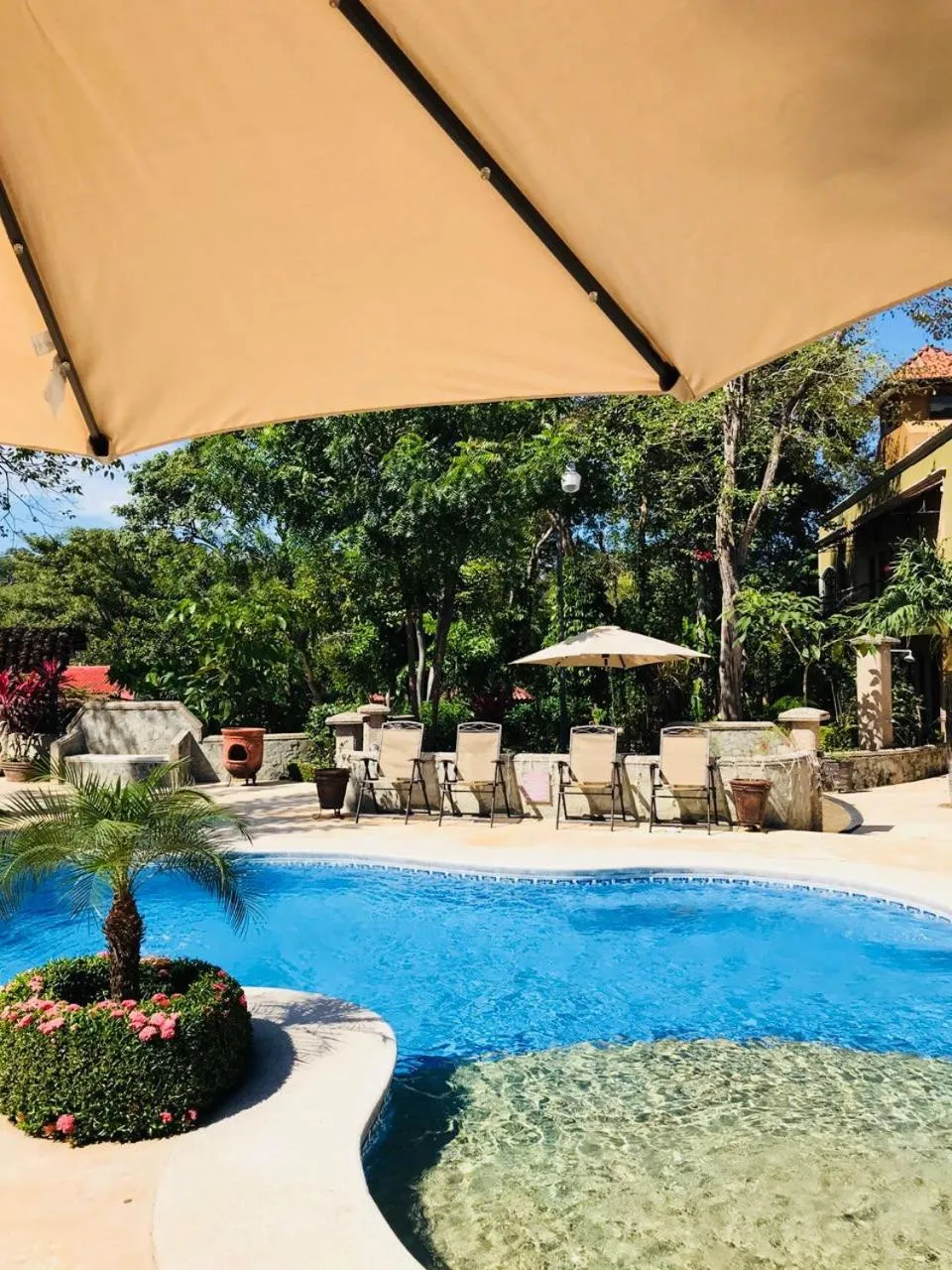 Pool view in Casas del Toro Playa Flamingo