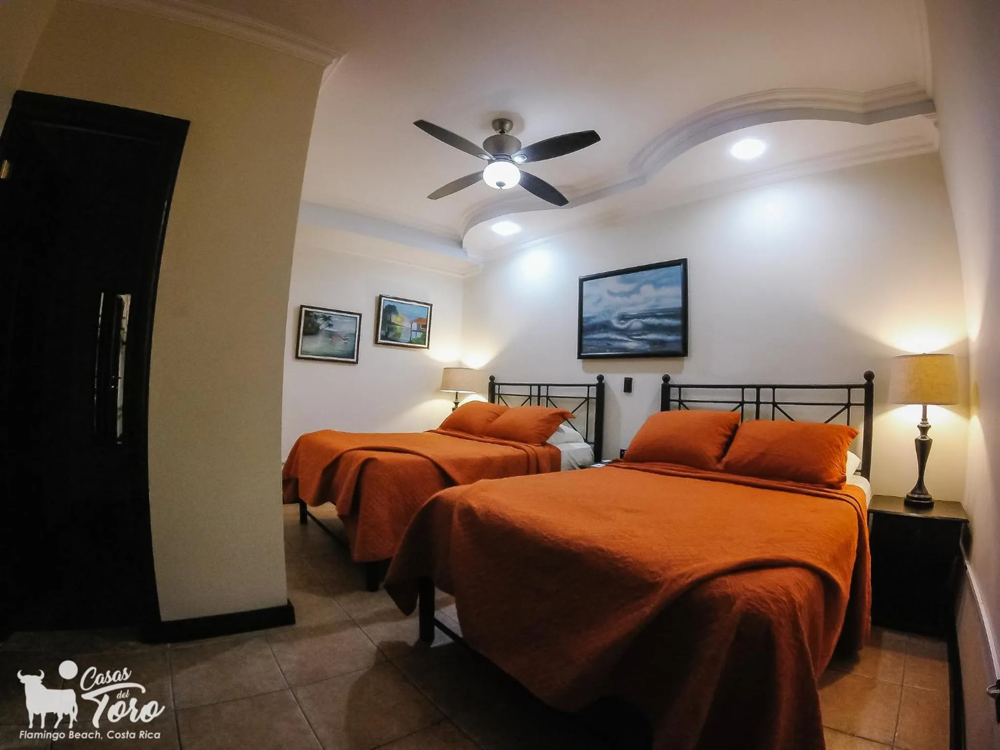 Bed in Casas del Toro Playa Flamingo