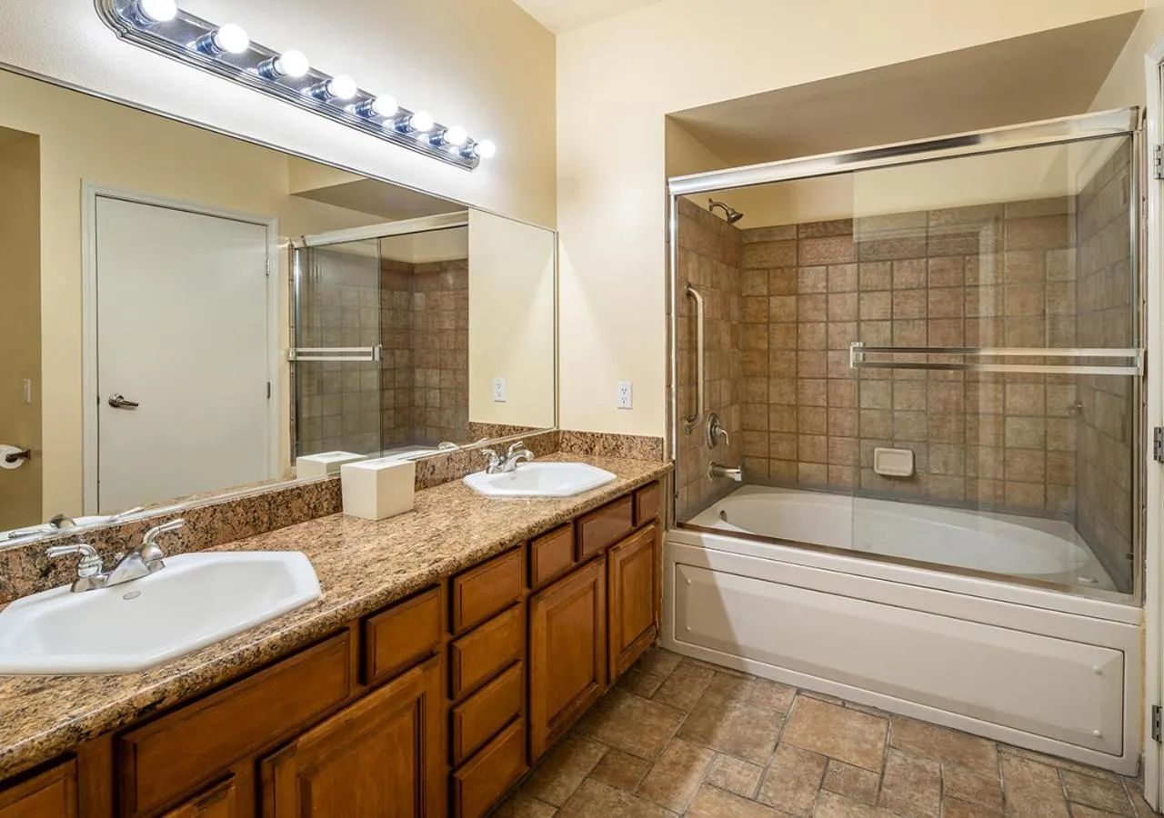 Bathroom in Club de Soleil All-Suite Resort