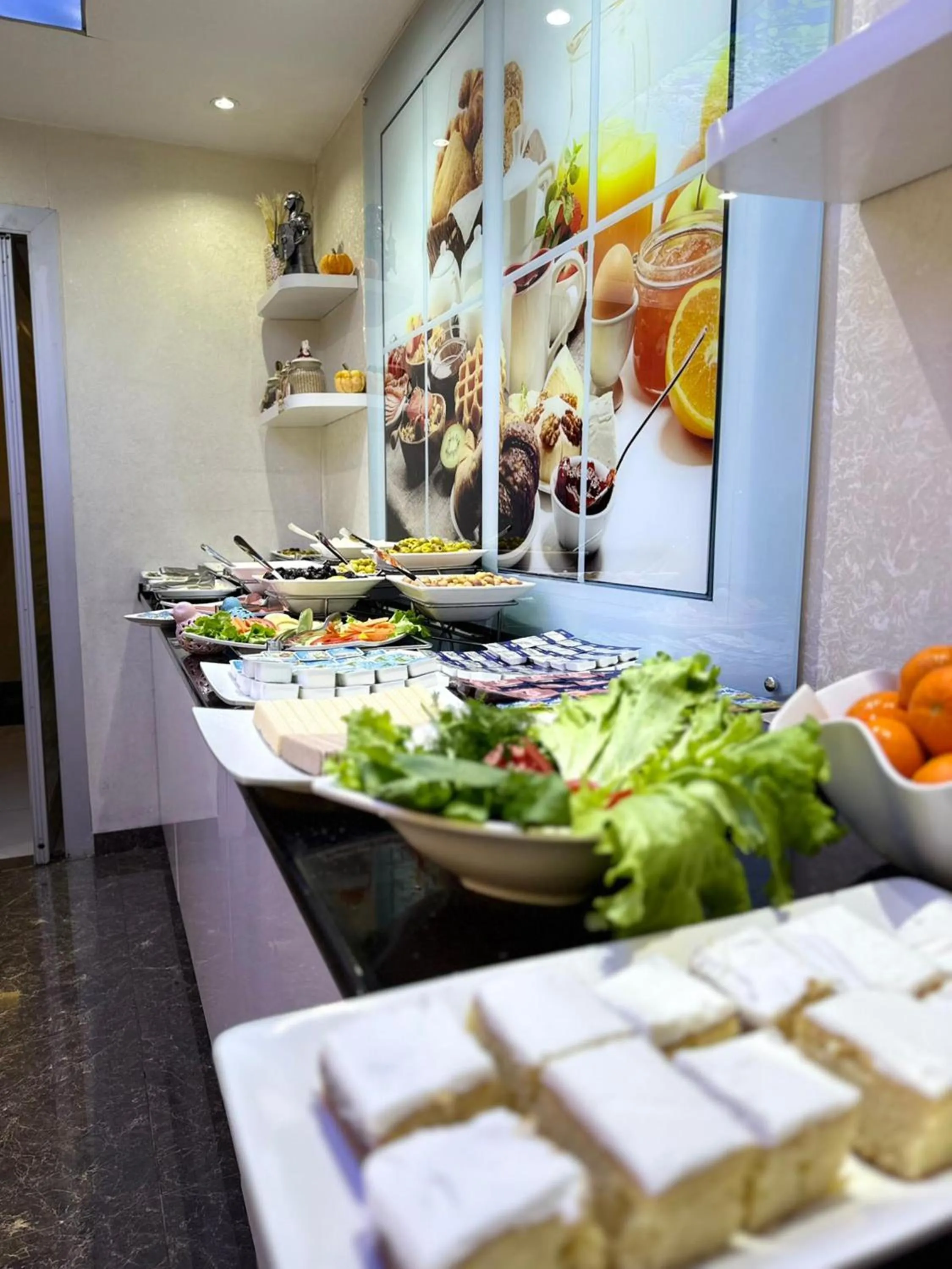 Buffet breakfast in Asrin Business Hotel Kızılay