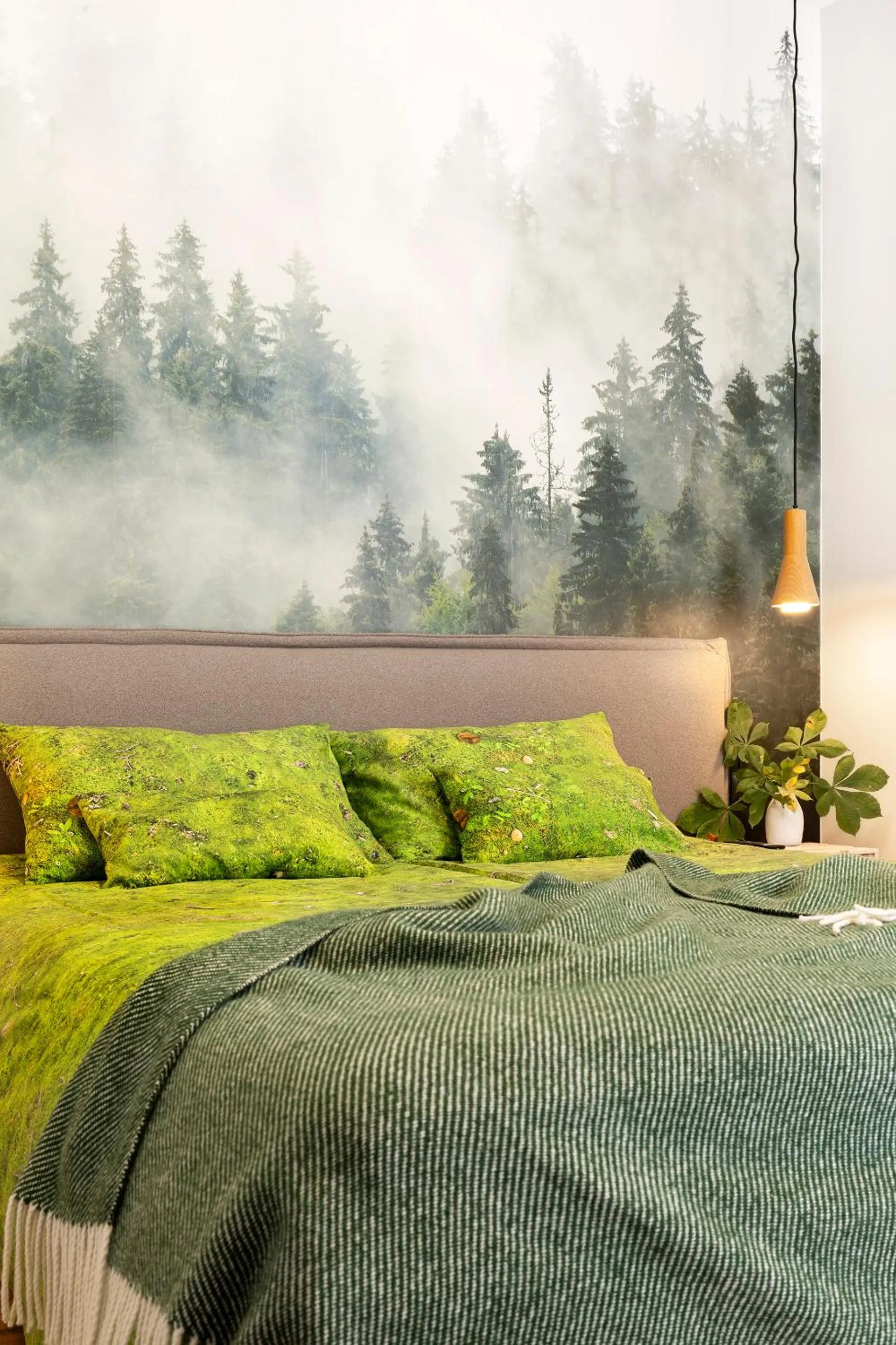 Bed in Green Deer Premium