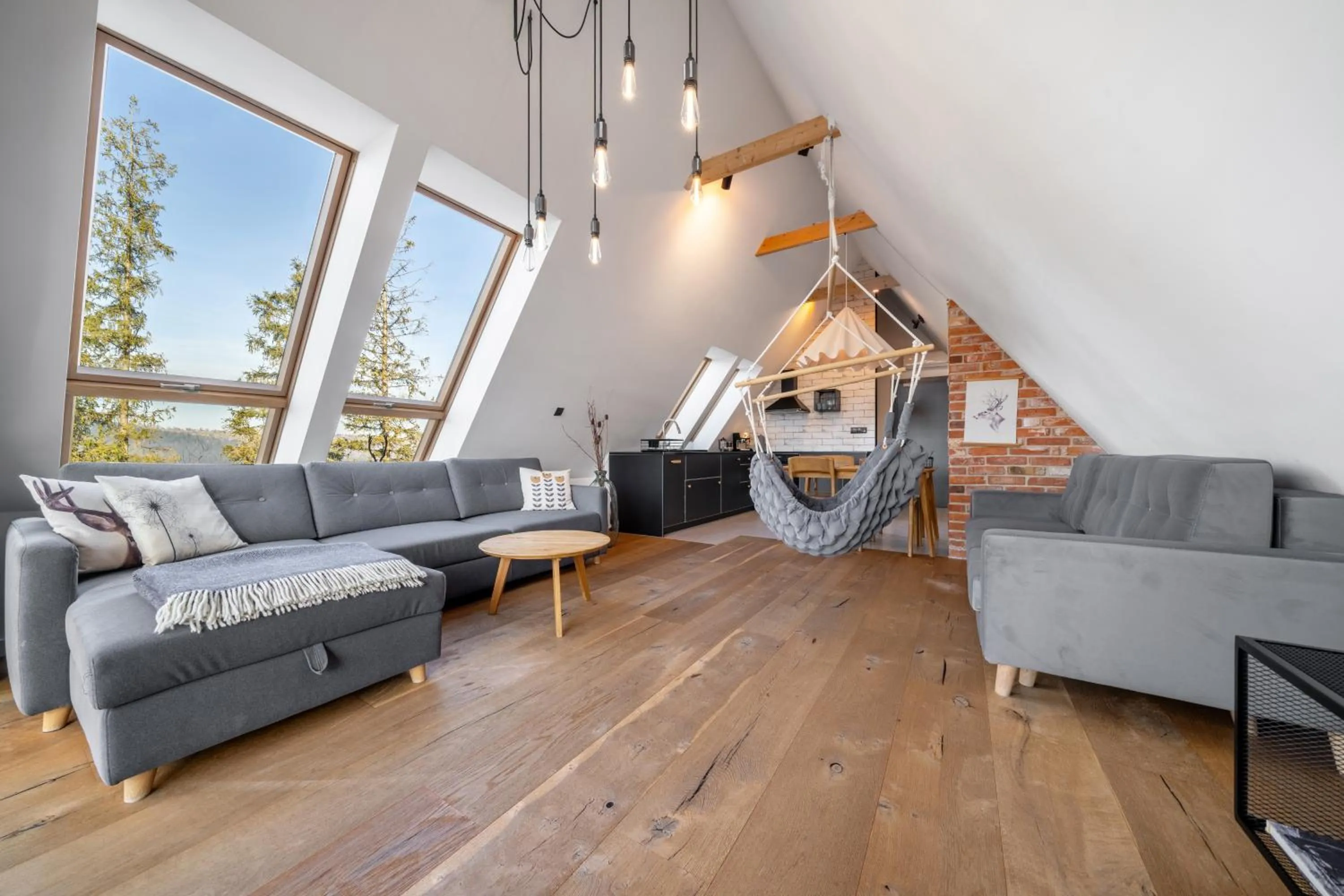 Living room in Green Deer Premium