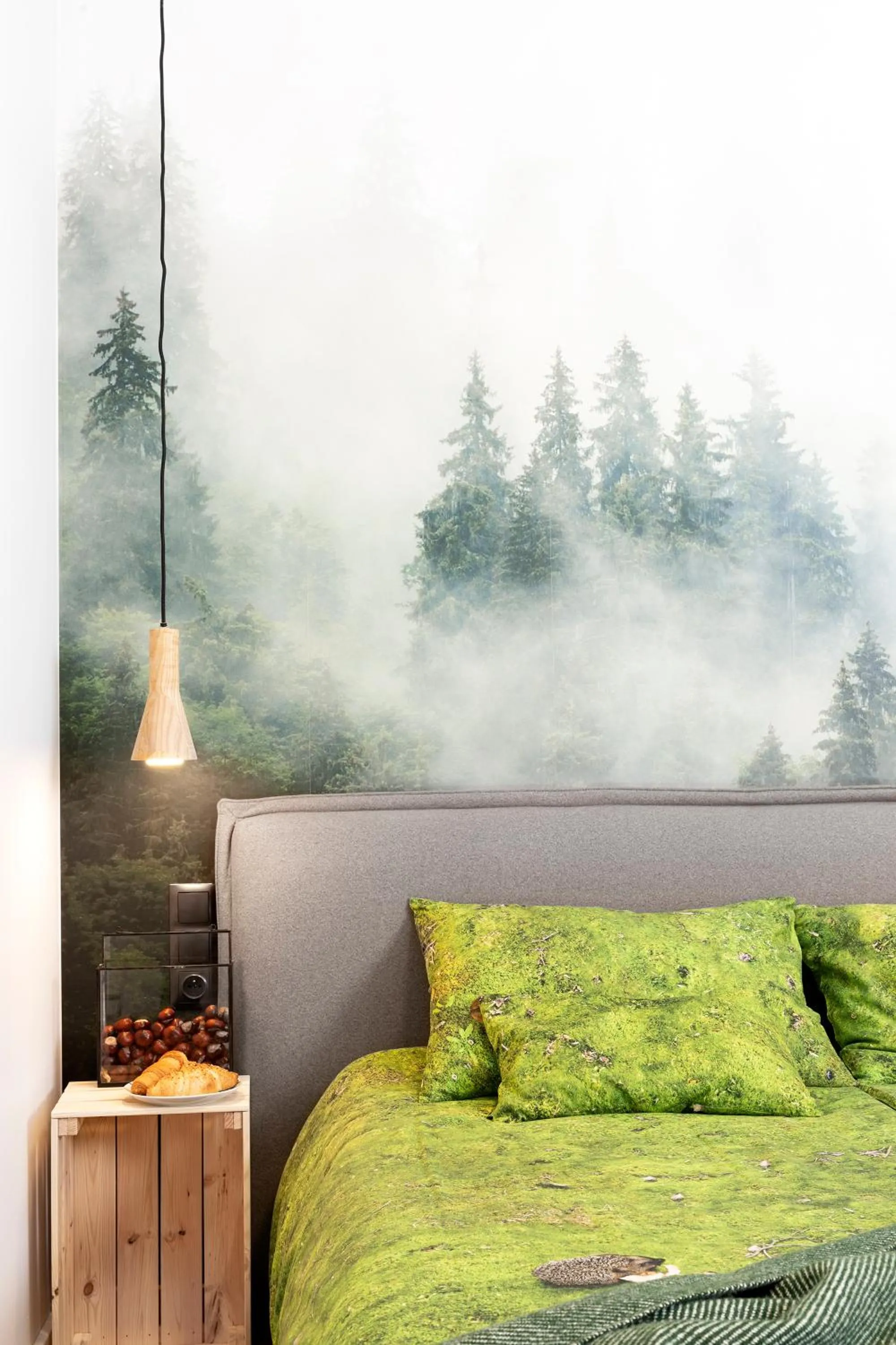 Bed in Green Deer Premium