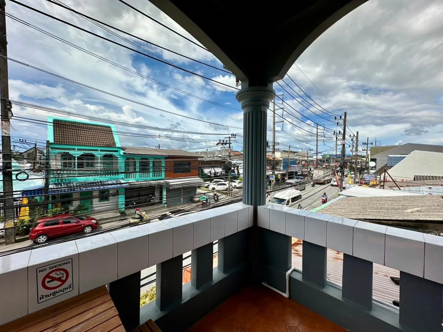 Balcony/Terrace in Niece Hostel Phuket - Bangtao Beach
