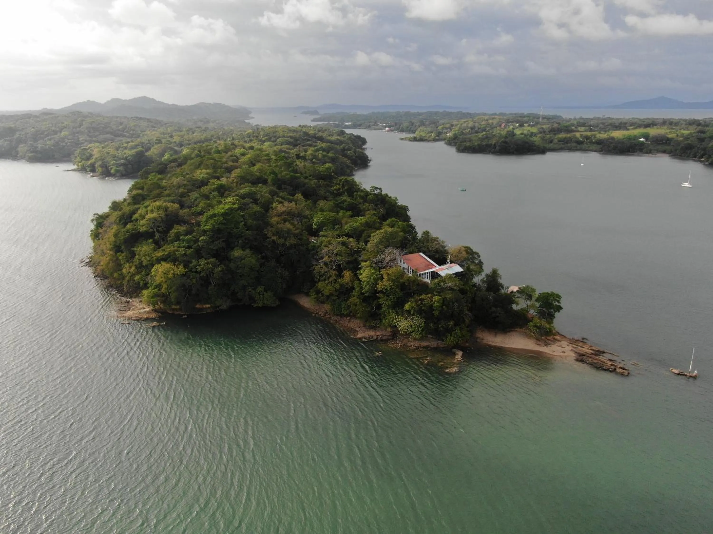 Bird's eye view in Boca Brava Lodge