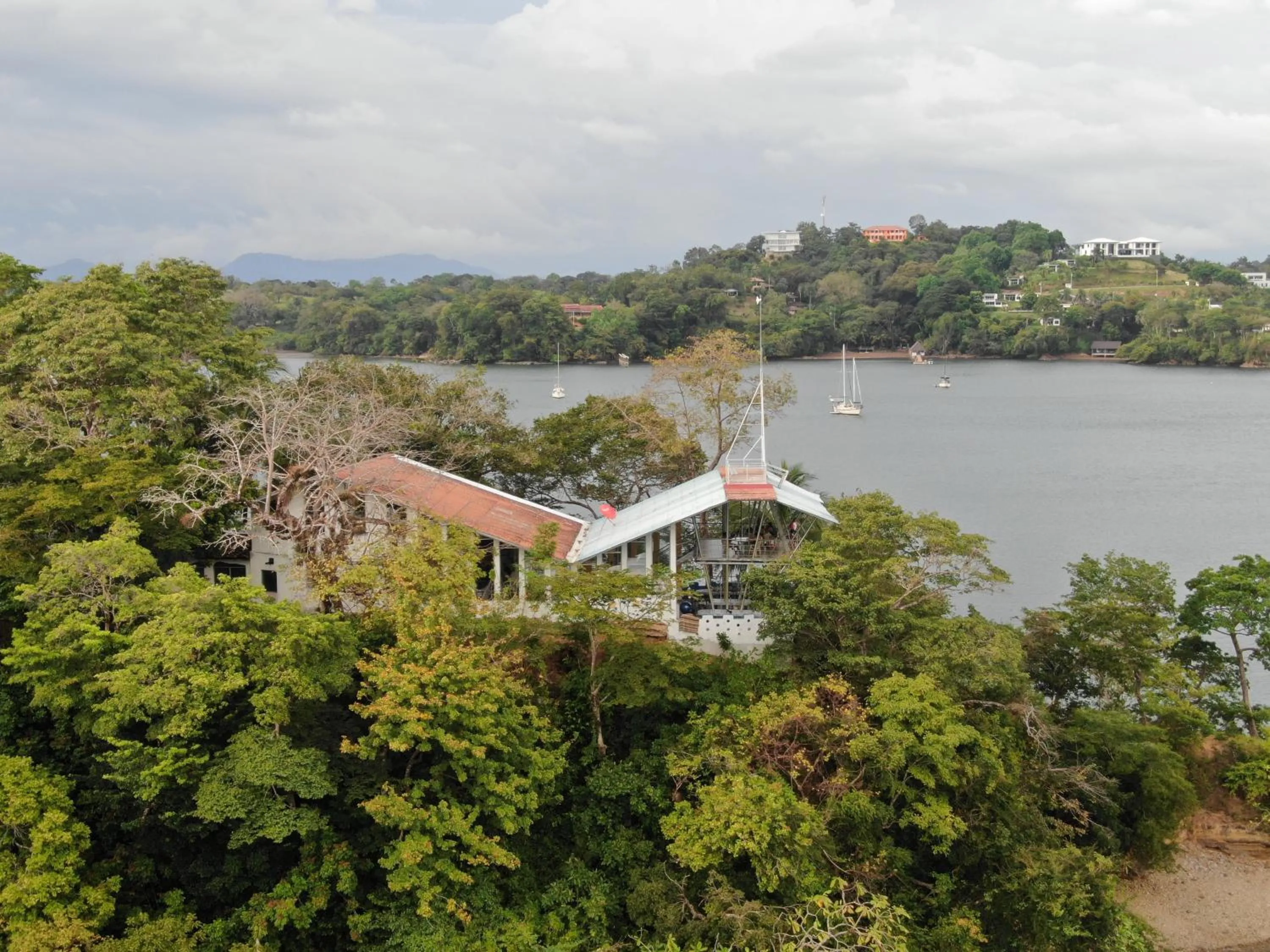 Bird's eye view in Boca Brava Lodge