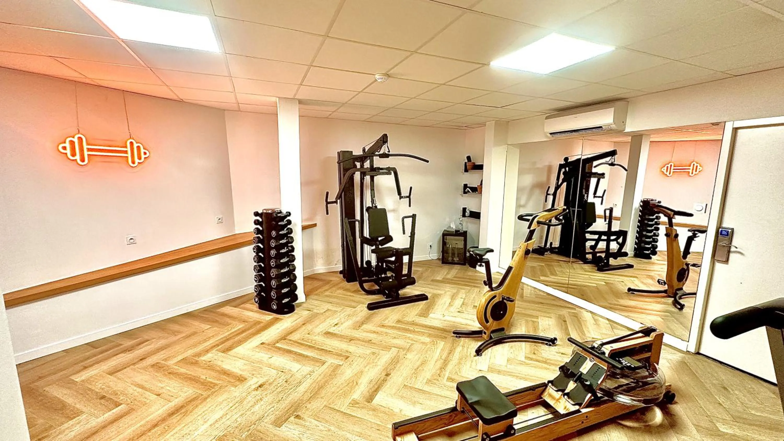 Fitness centre/facilities in Les Elmes - Hôtel & Spa