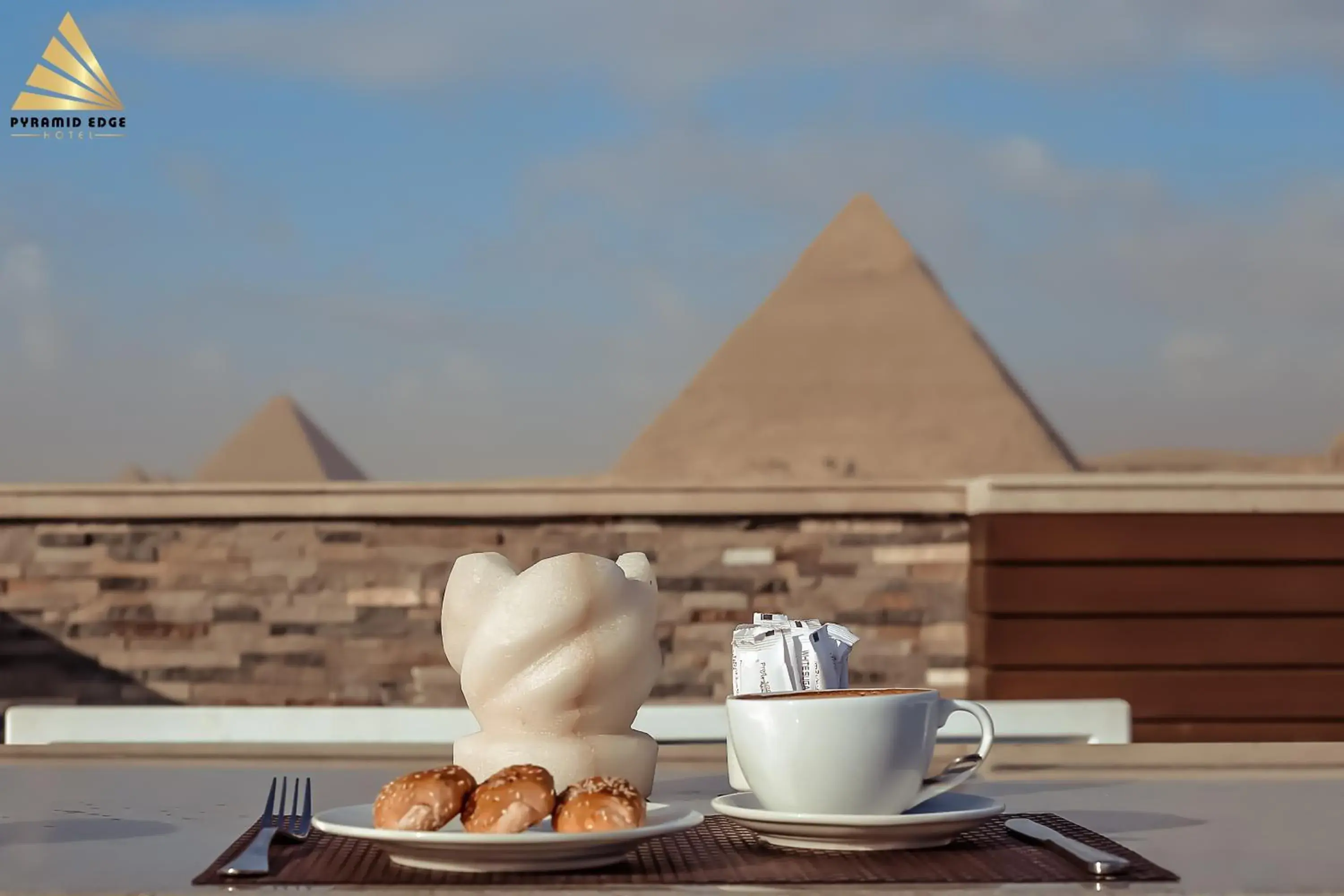 Breakfast in Pyramid Edge Hotel & Exclusive Pyramids View Rooftop Breakfast in Pyramid Edge Hotel & Exclusive Pyramids View Rooftop
