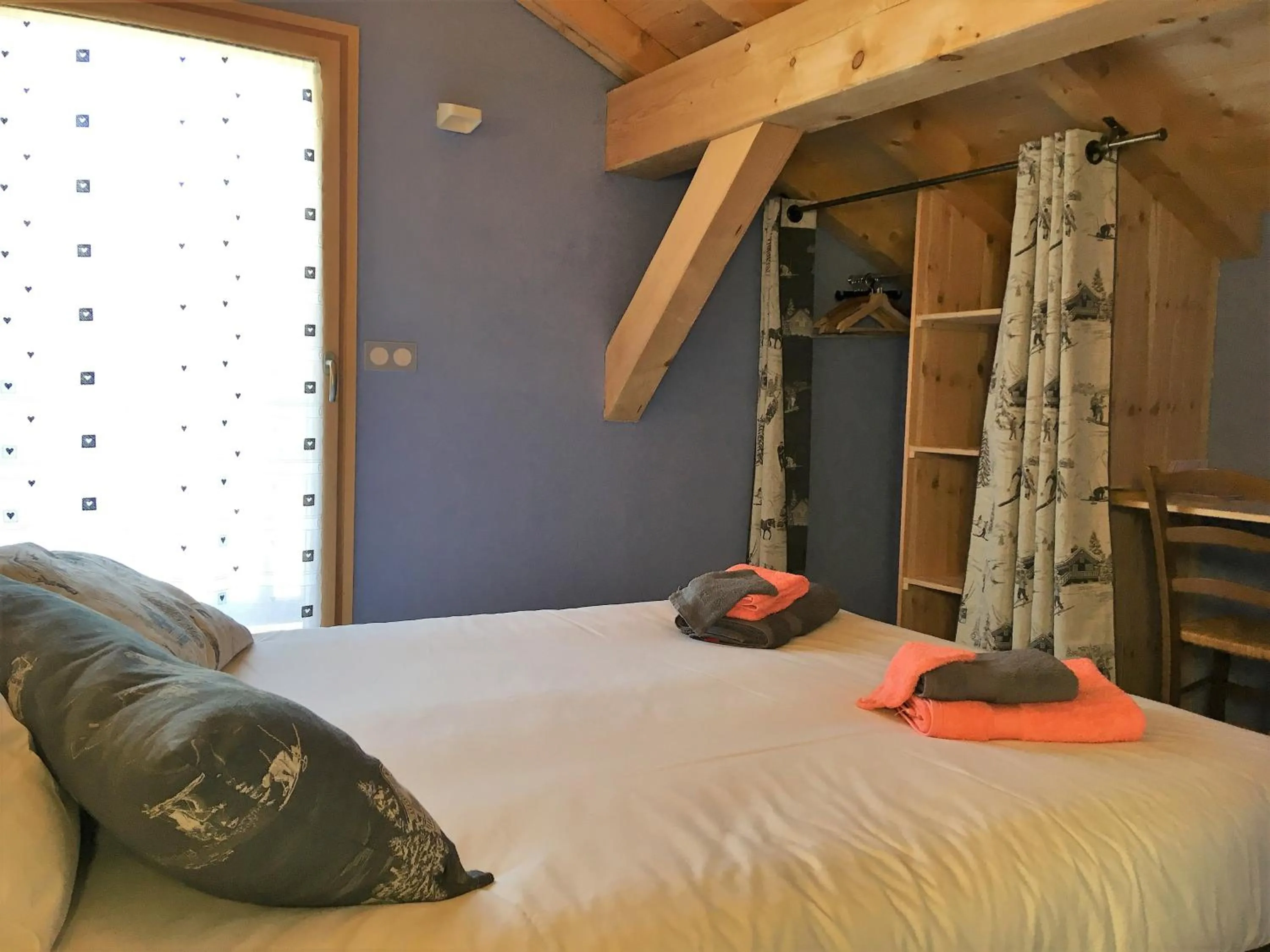 Bed in Chalet aux 3 biches