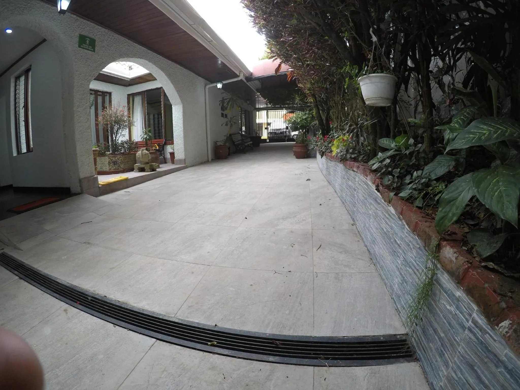 Garden view in La Bergerac Boutique Hotel