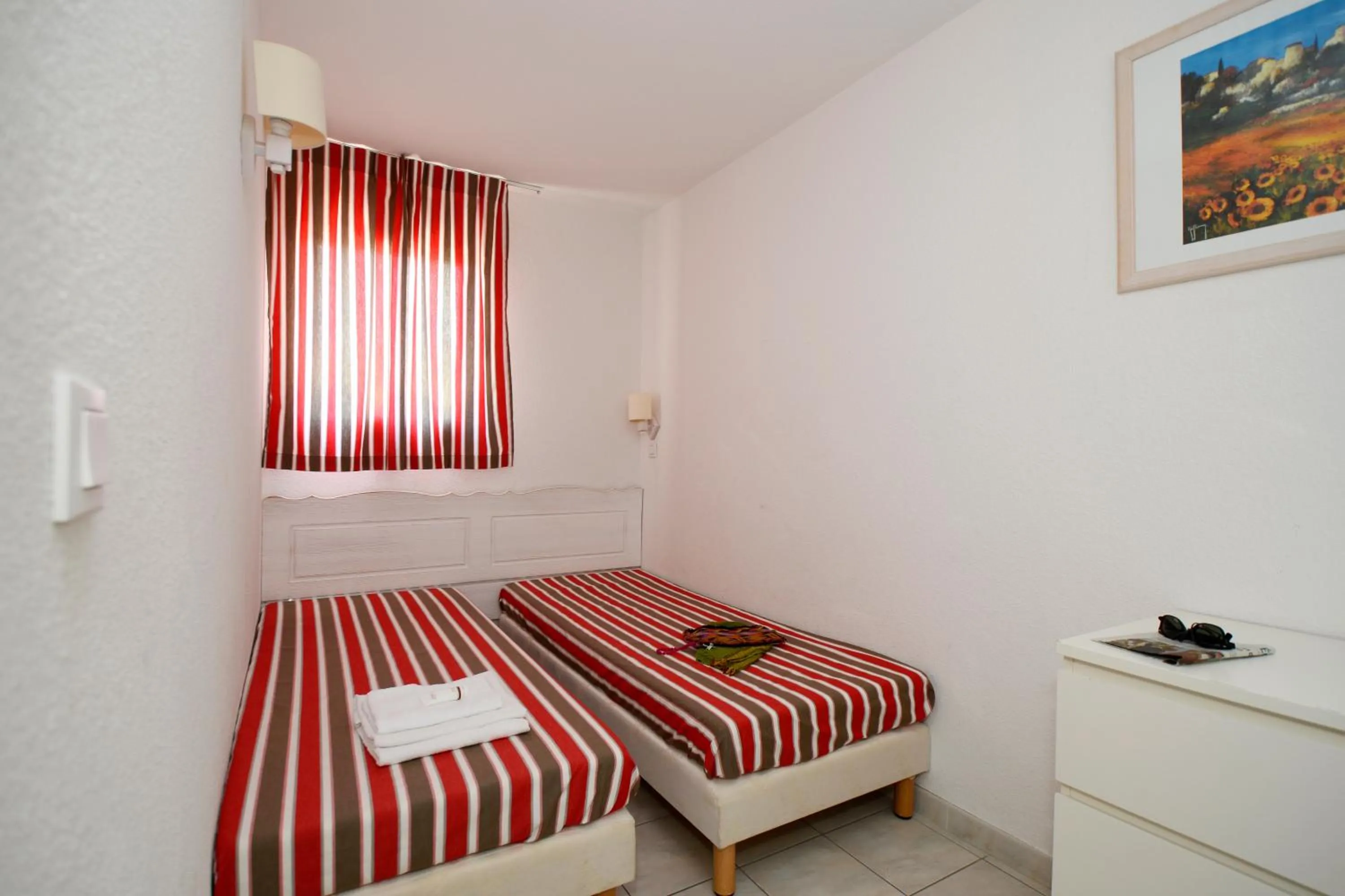 Bedroom, Bed in Résidence Odalys Les Hauts de Salavas