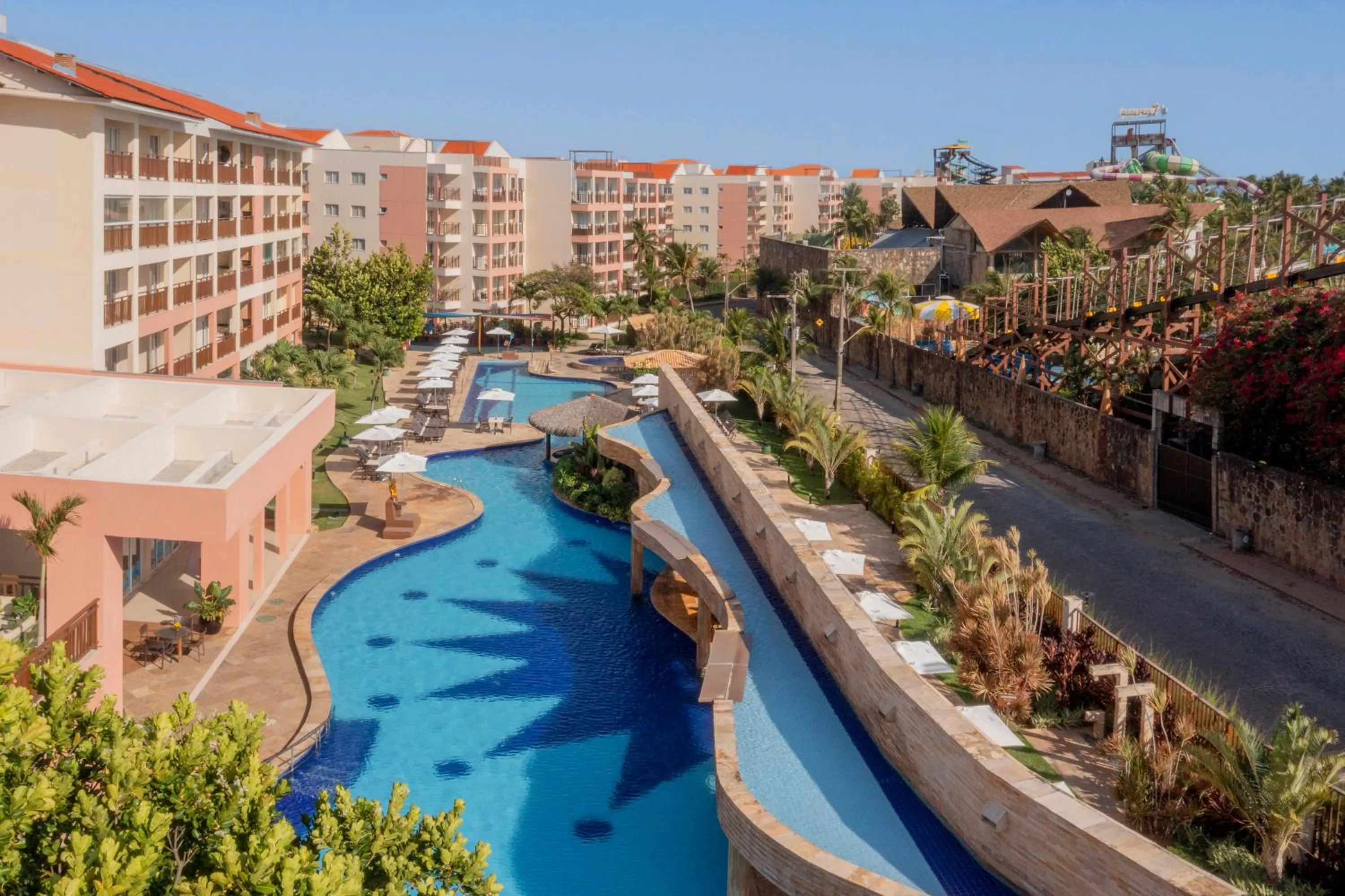 Bird's eye view in Beach Park Resort - Wellness