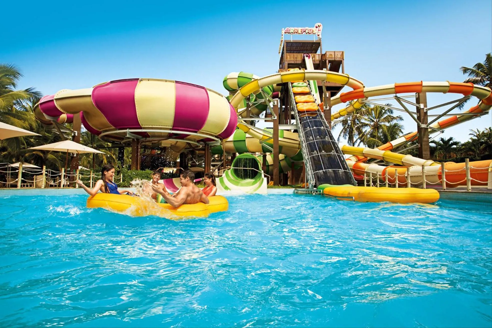Aqua park in Beach Park Resort - Wellness