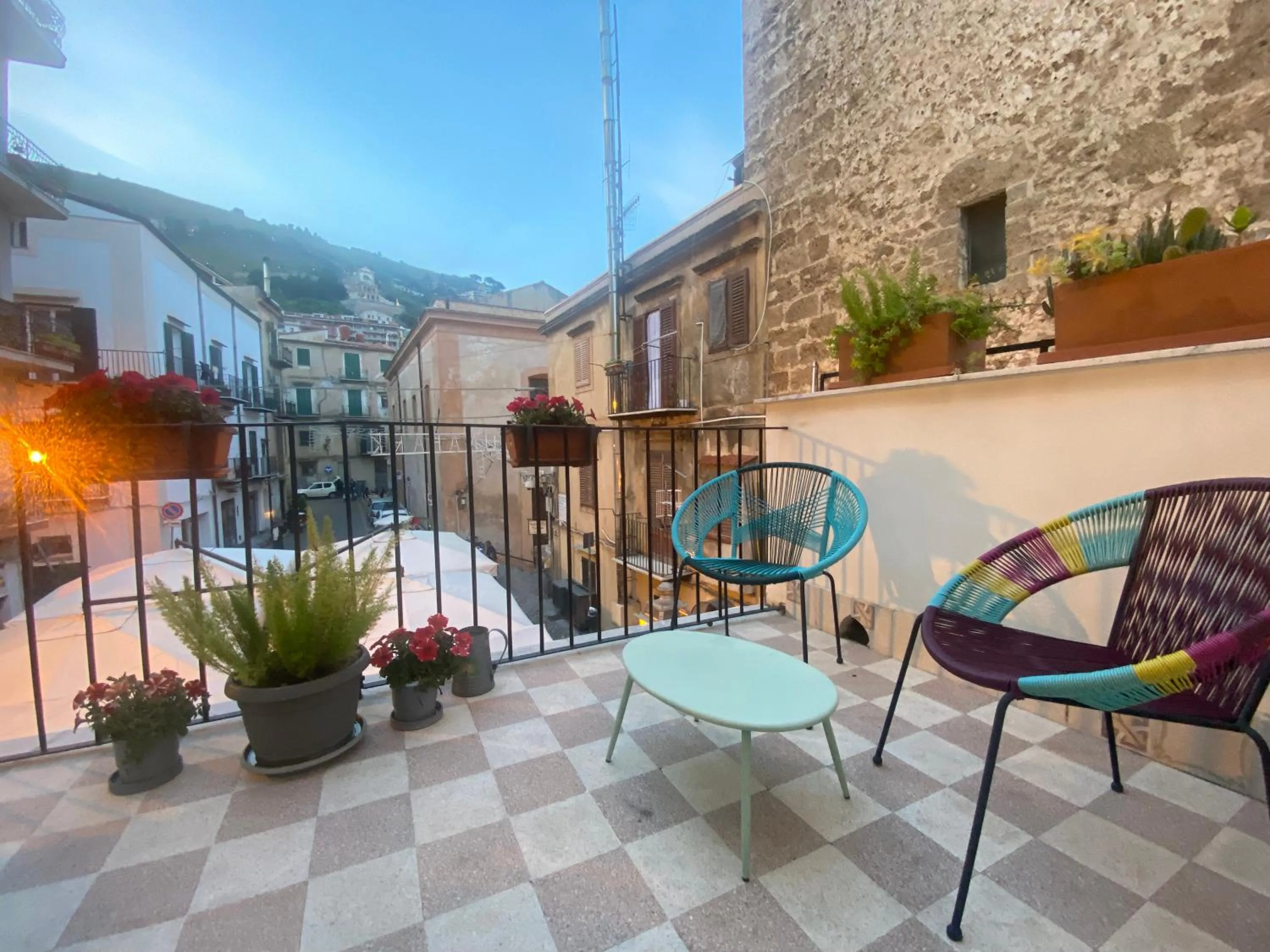 Balcony/Terrace in Torre's Camere & caffè