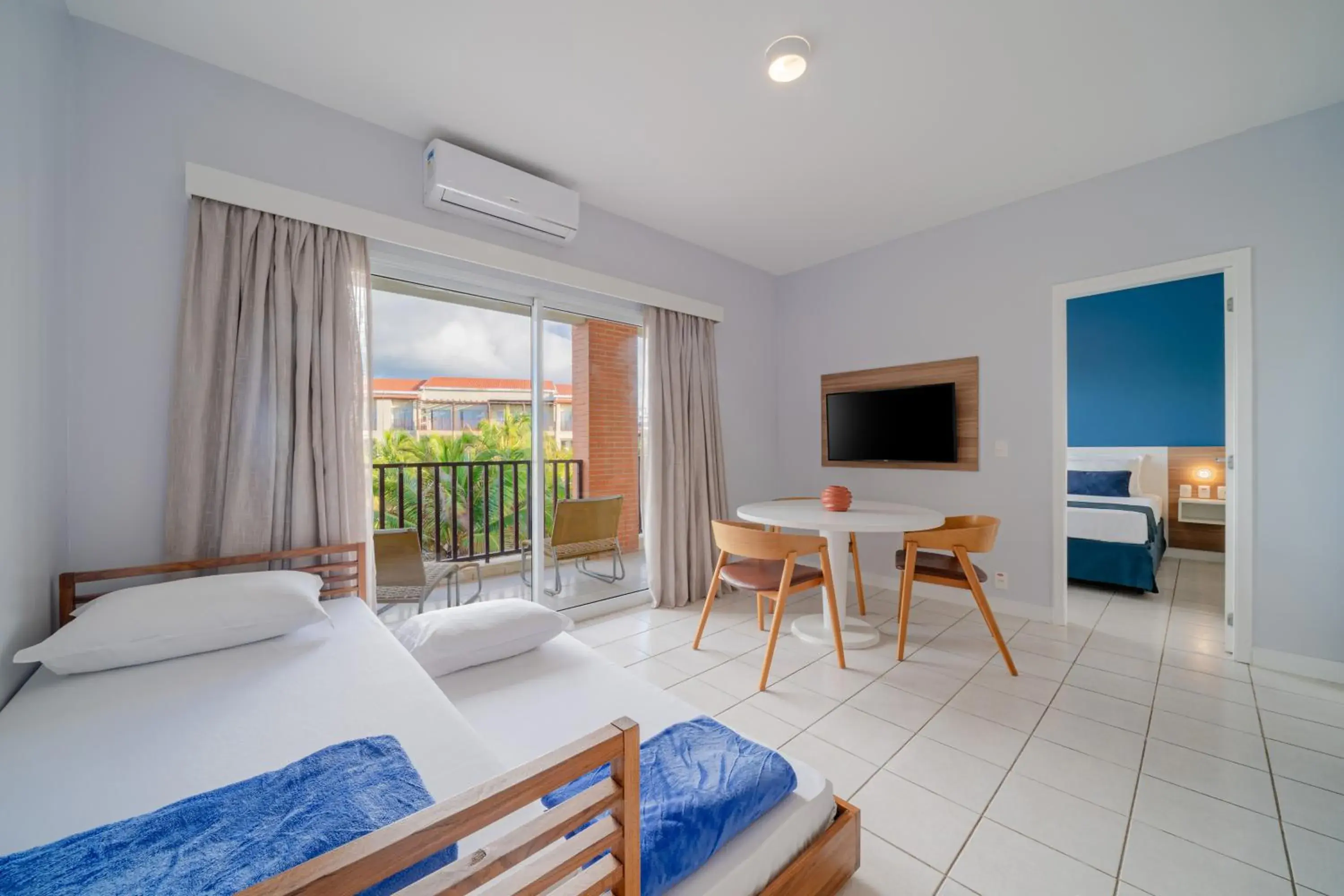 Balcony/Terrace, Bed in Beach Park Resort - Acqua Balcony/Terrace, Bed in Beach Park Resort - Acqua