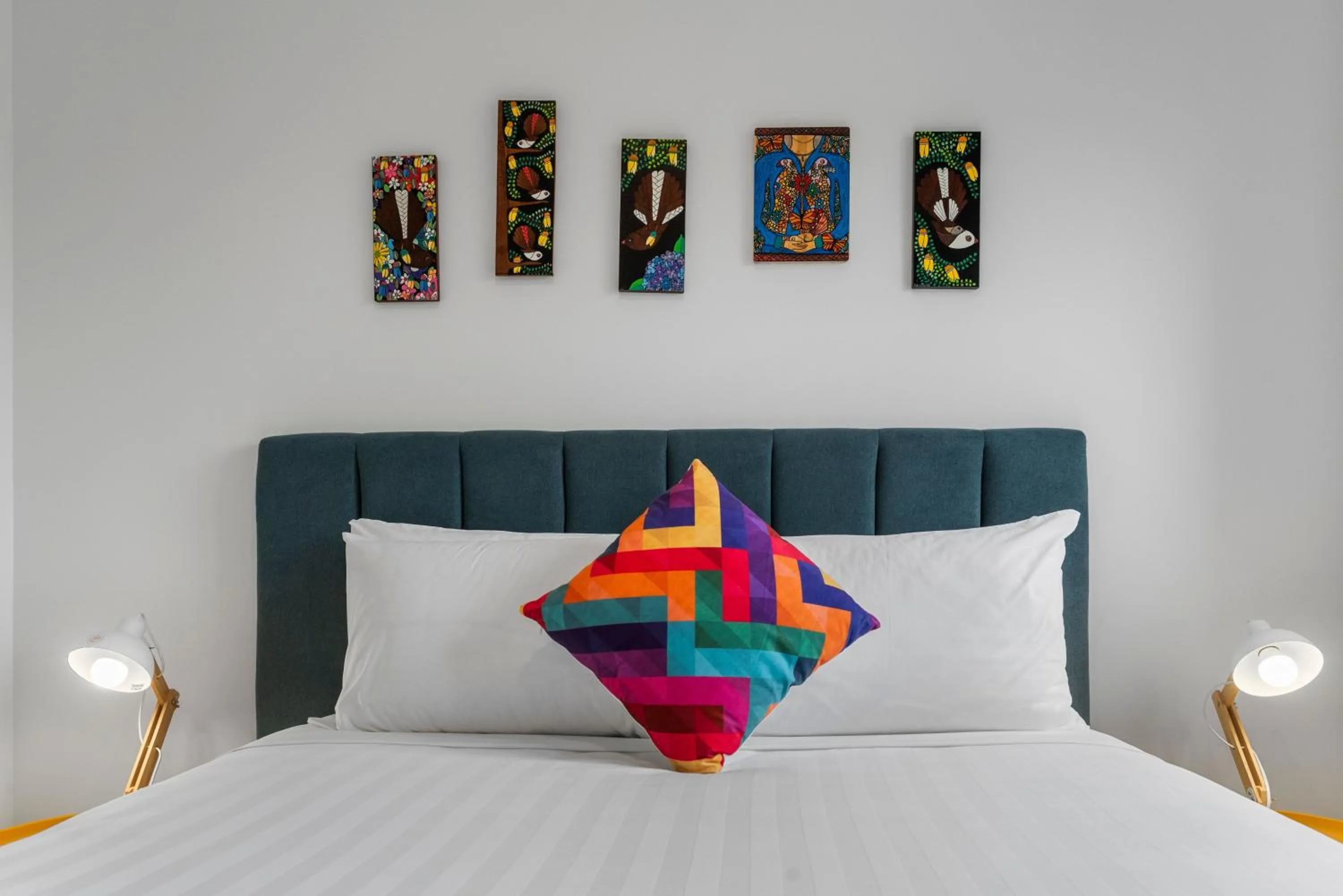 Bed in Roomie Apartment Hotel