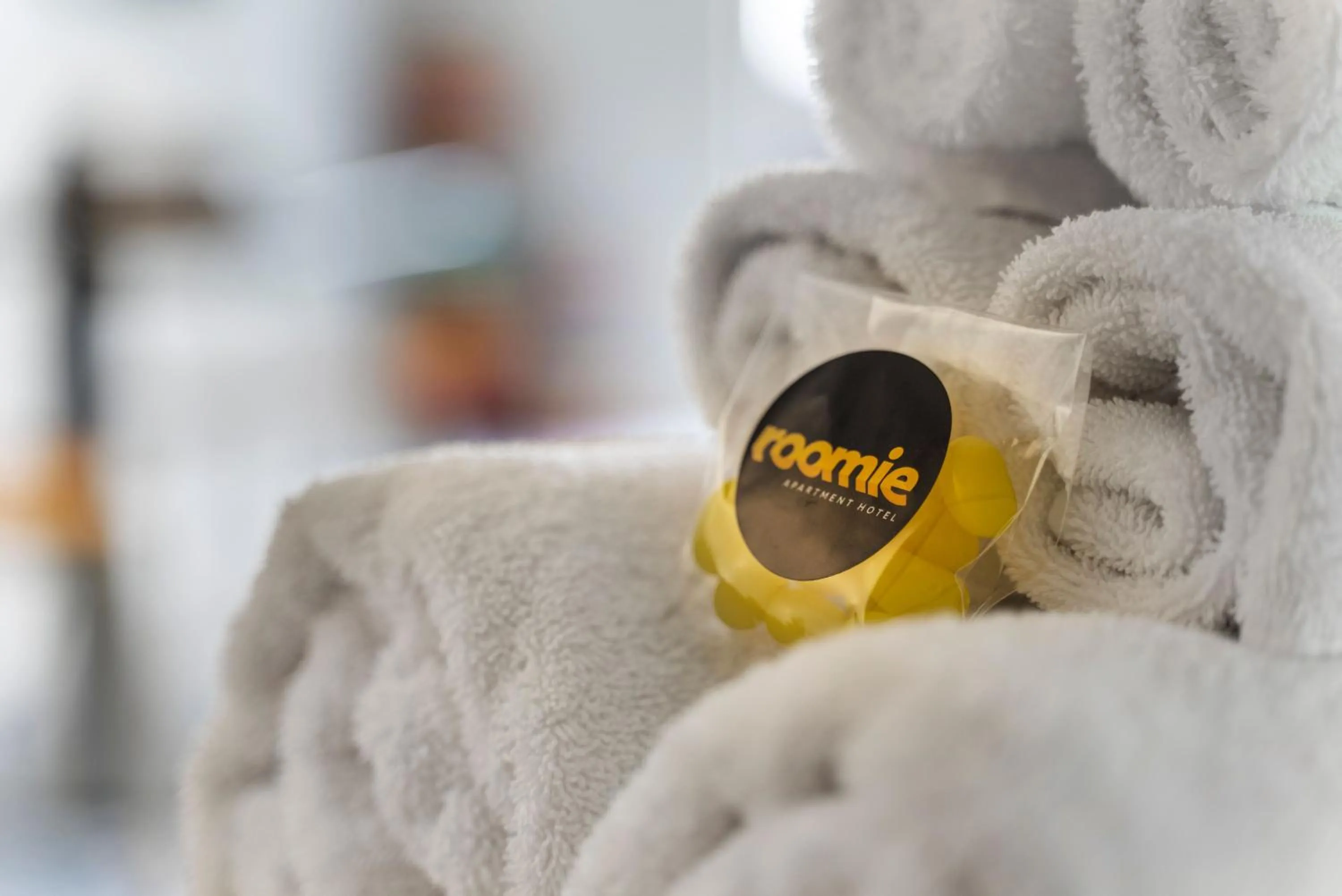 towels in Roomie Apartment Hotel