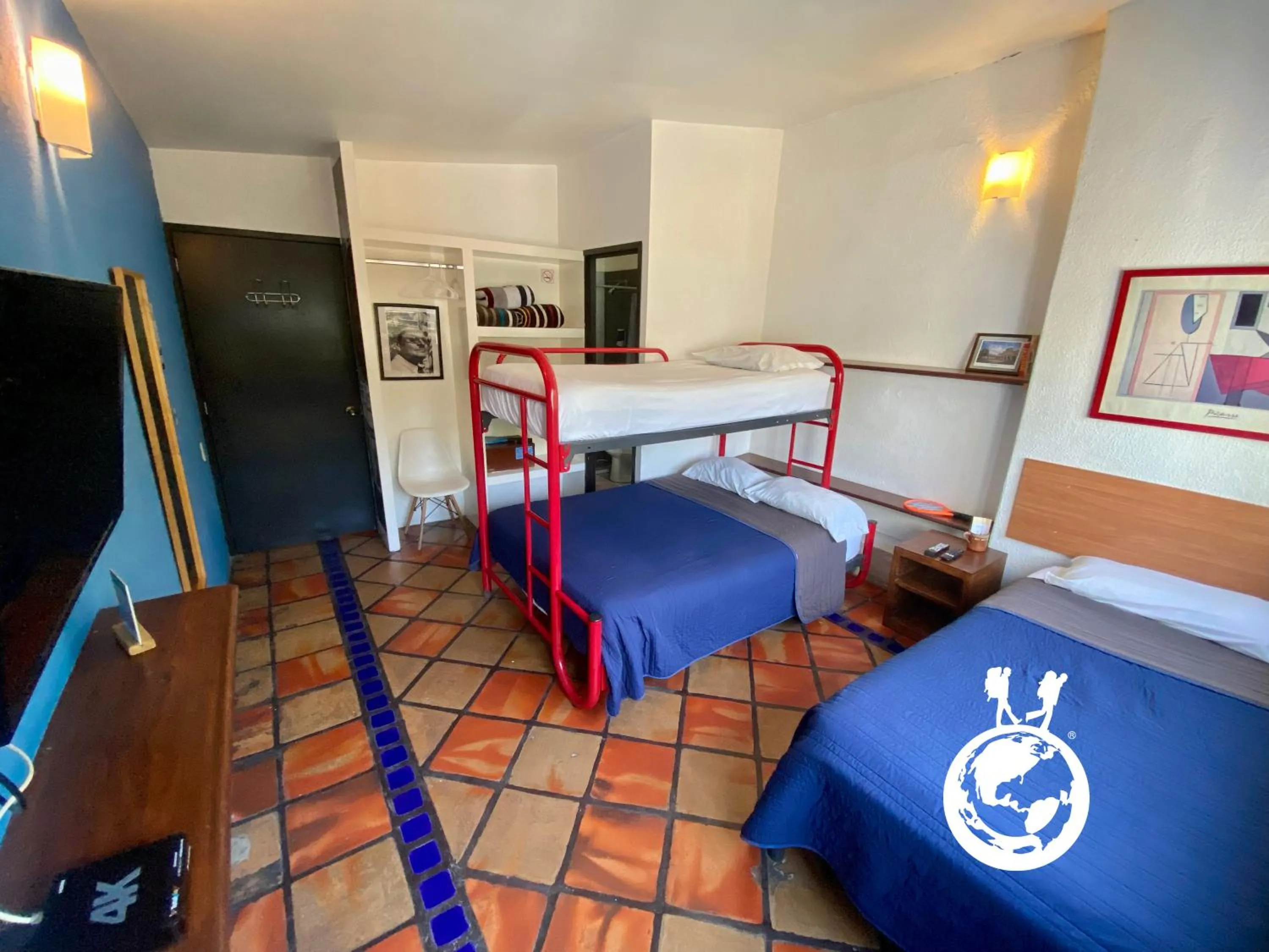 Bedroom, Bed in Hostel Hospedarte Chapultepec