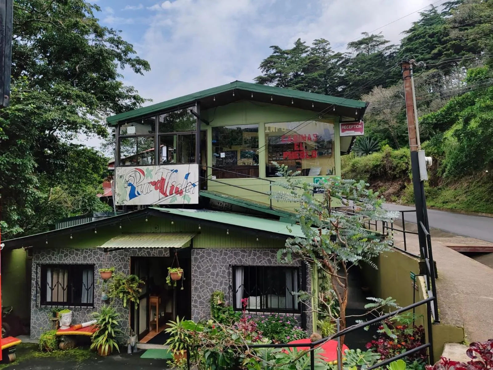 Property building in Cabinas El Pueblo B&B Monteverde