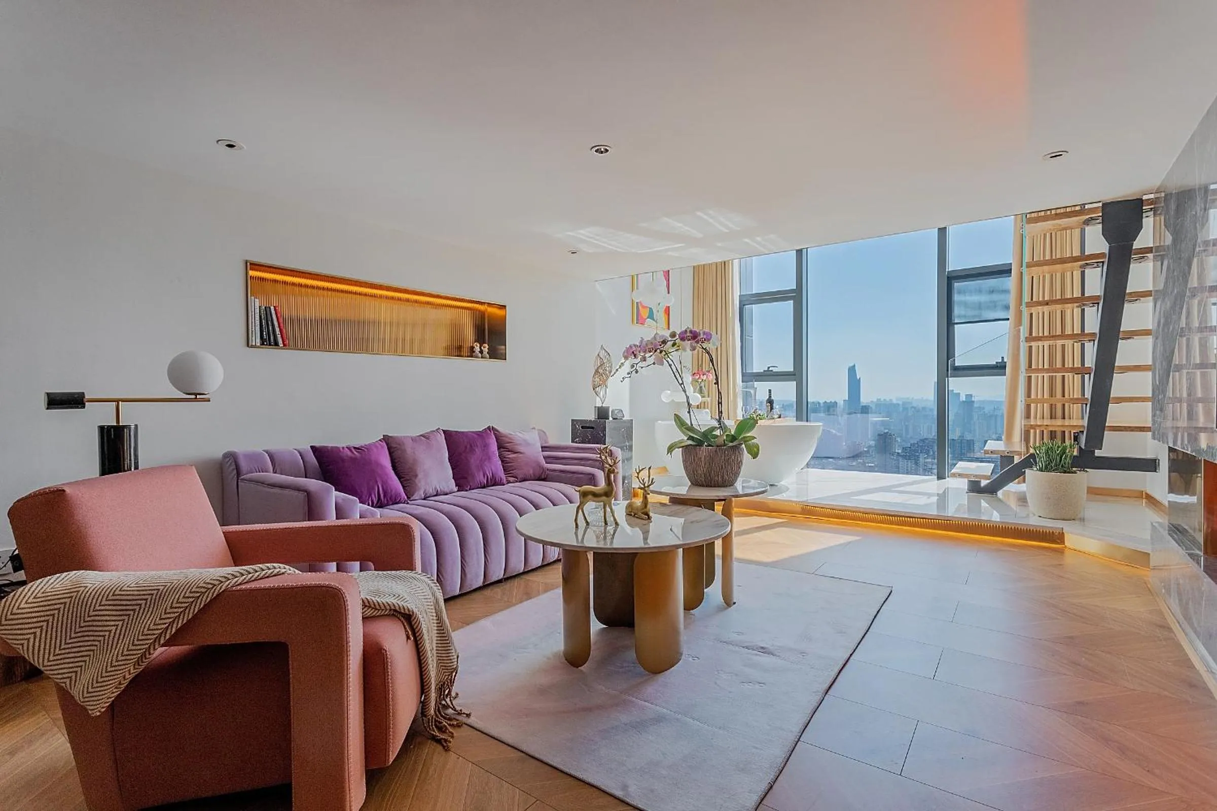 Studio with Spa Bath in Kunming Hotel High Sky View Apartment