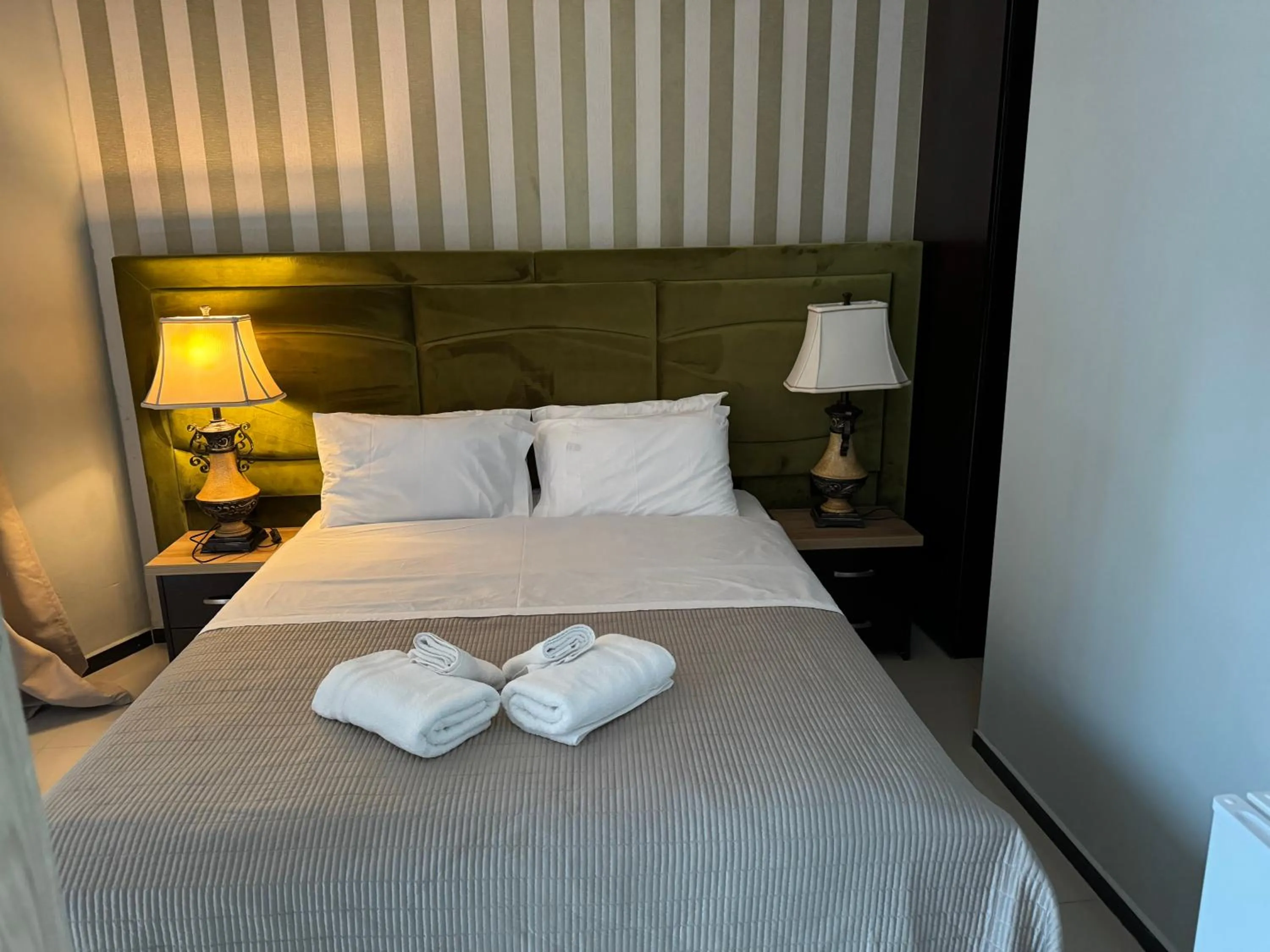 Bed in Hotel Royal Saranda