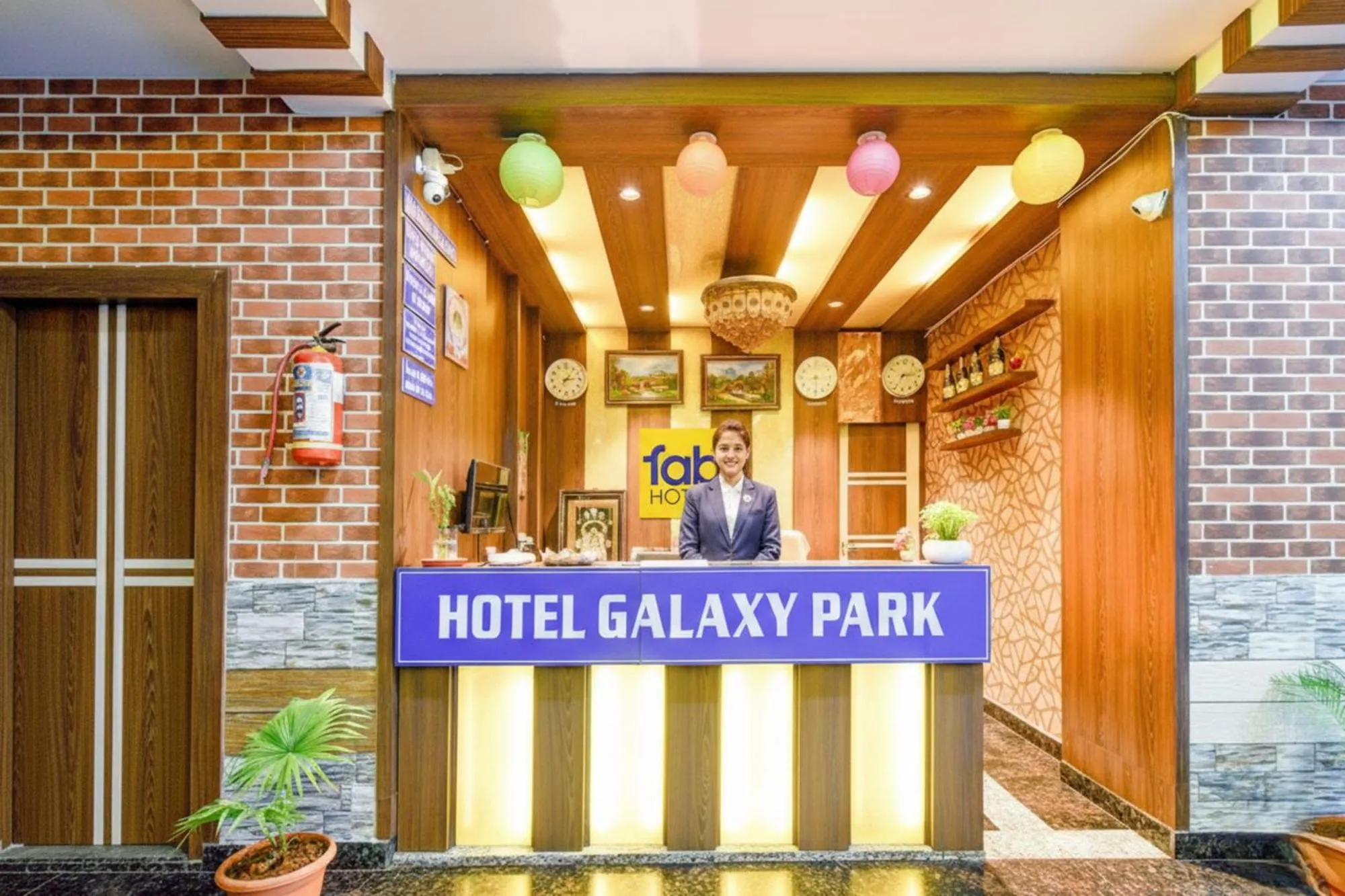 Lobby or reception in FabHotel Galaxy ParkFabHotel Galaxy Park, Nr to Rajiv Gandhi International Airport-Hyderabad