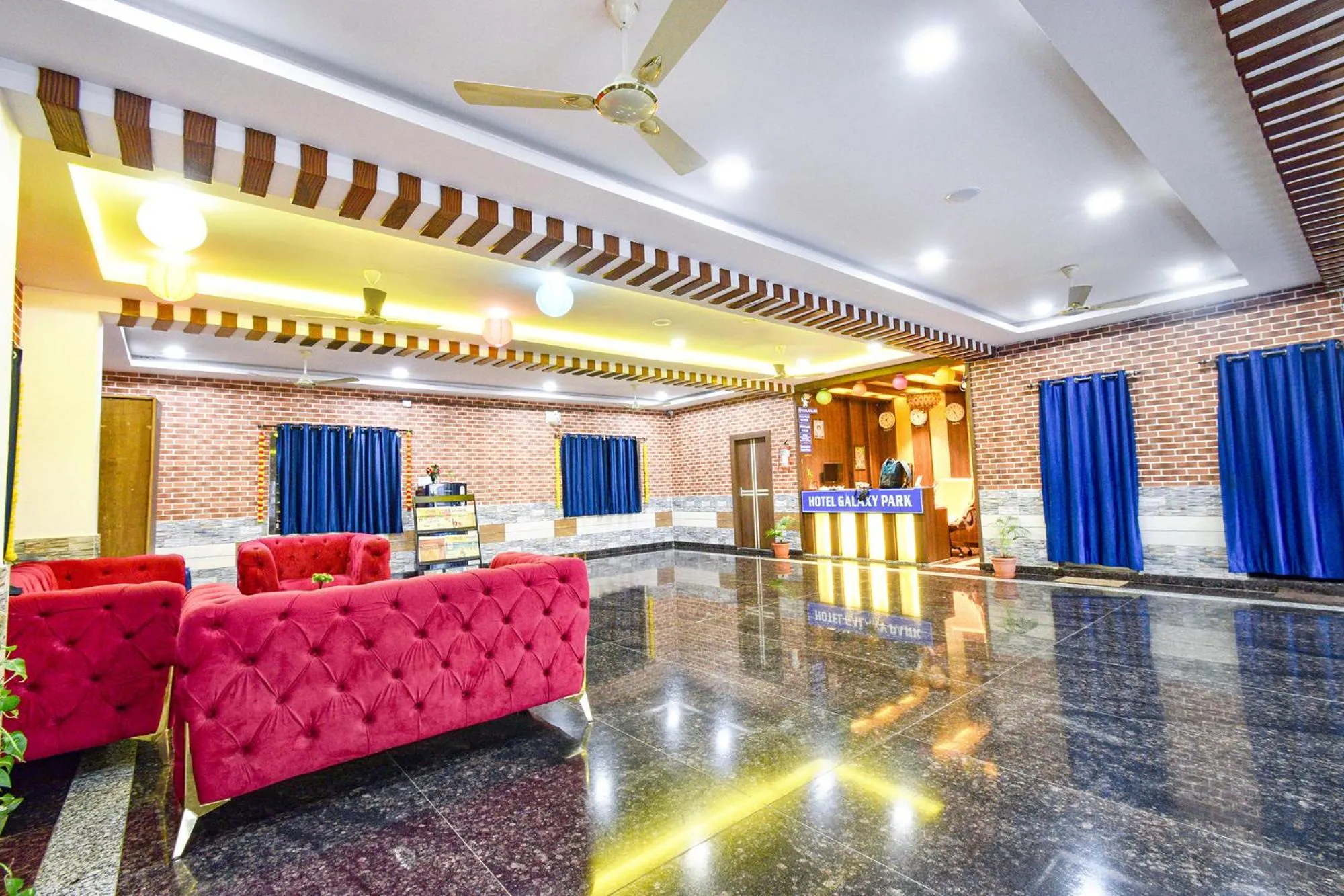 Lobby or reception in FabHotel Galaxy ParkFabHotel Galaxy Park, Nr to Rajiv Gandhi International Airport-Hyderabad