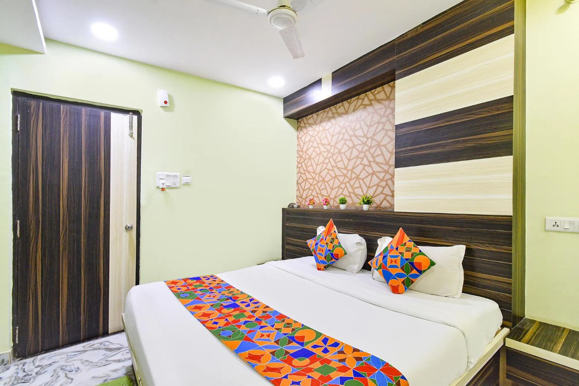 Bed in FabHotel Galaxy ParkFabHotel Galaxy Park, Nr to Rajiv Gandhi International Airport-Hyderabad