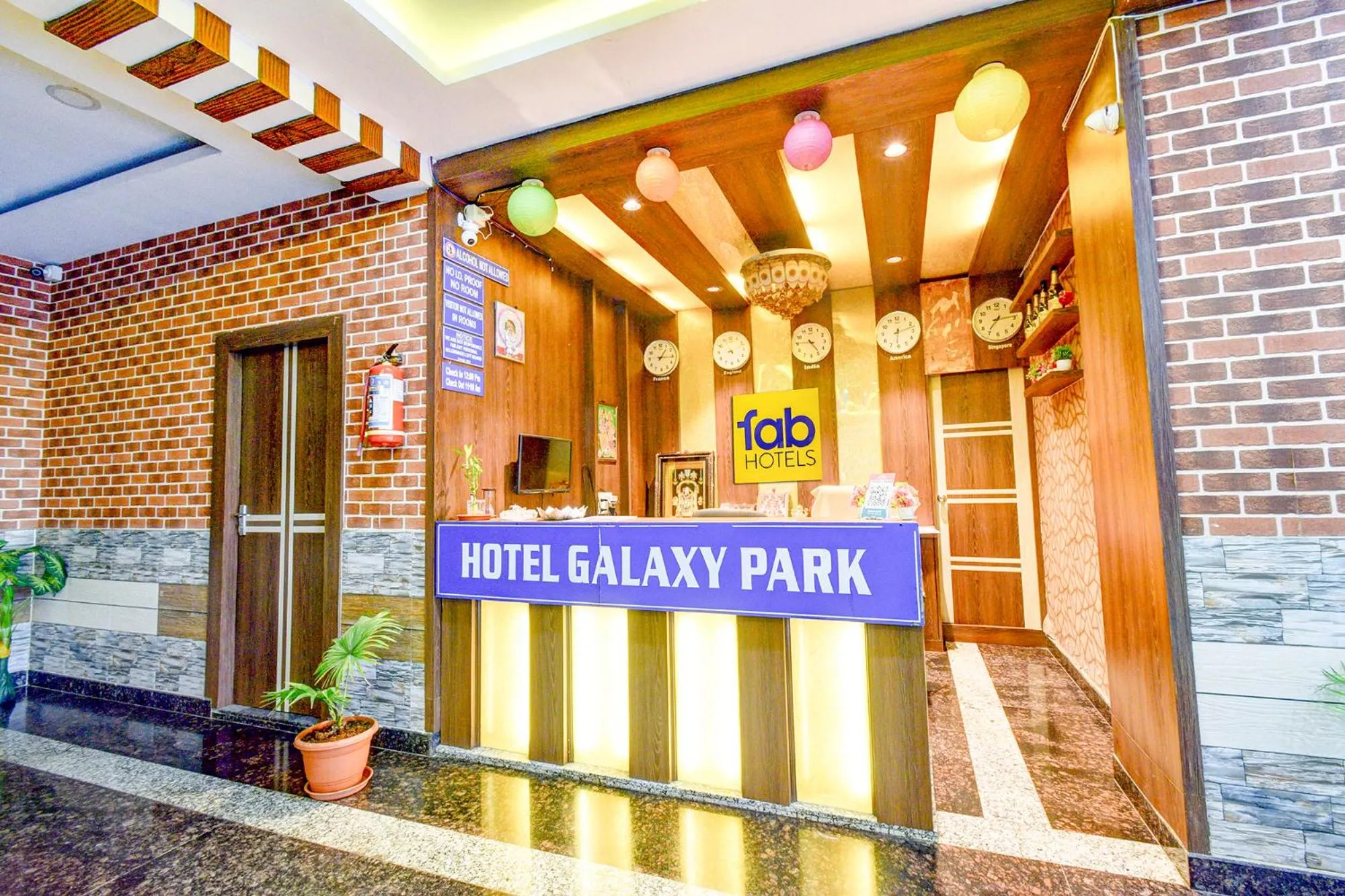 Lobby or reception in FabHotel Galaxy ParkFabHotel Galaxy Park, Nr to Rajiv Gandhi International Airport-Hyderabad